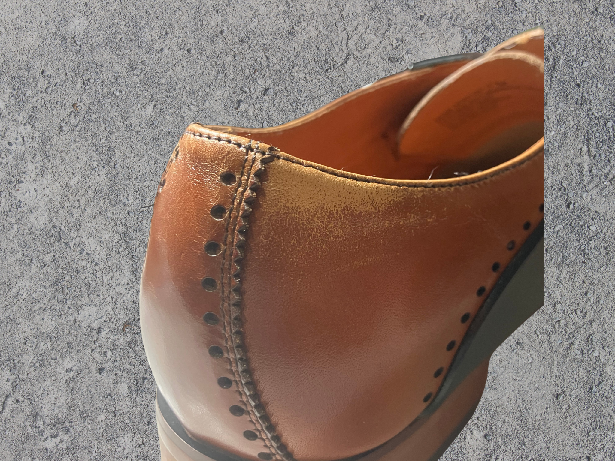 Stacy Adams — Two-Tone Monk Strap Shoes | Brogue detail · Sz 7.5