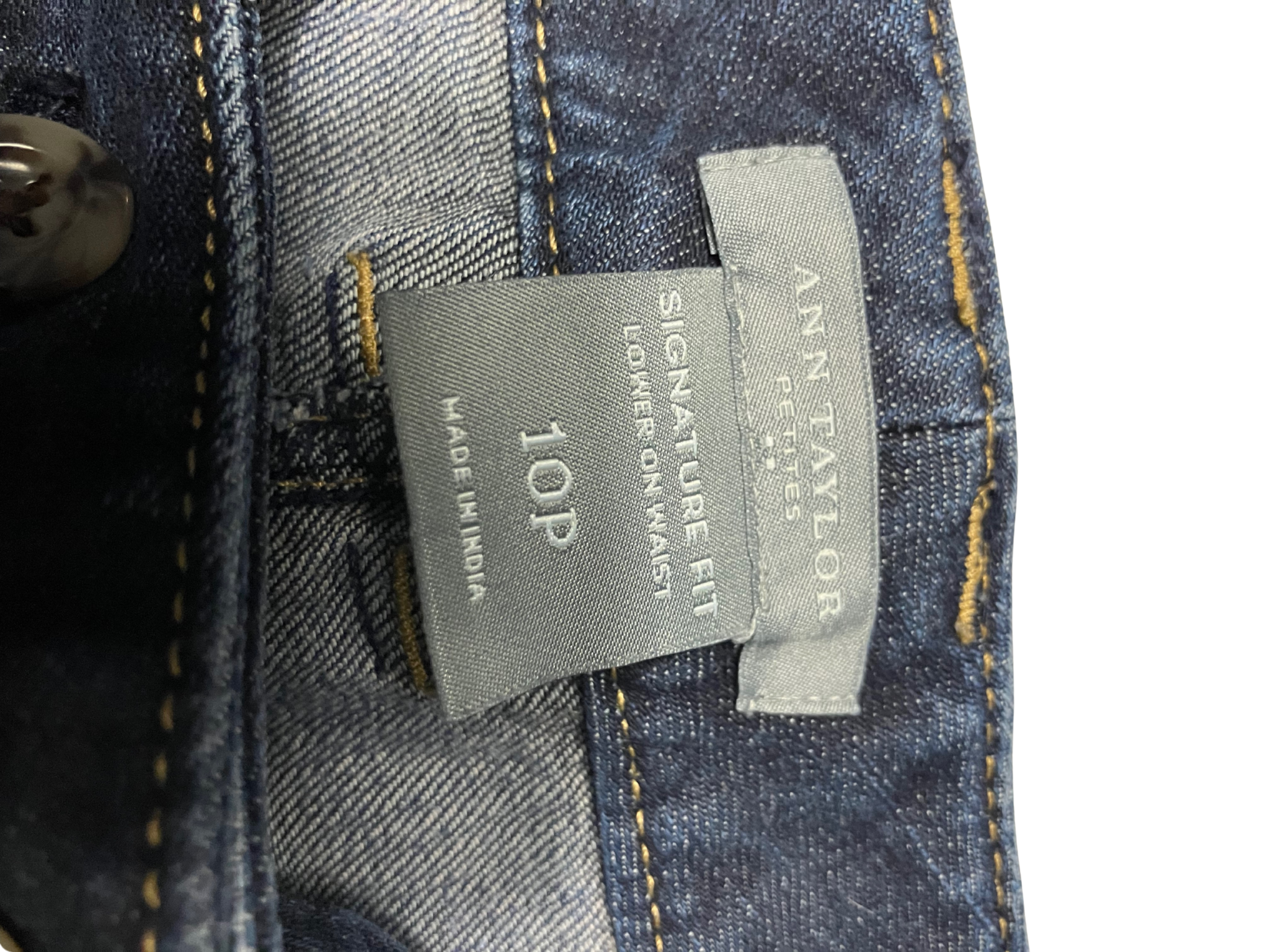 Ann Taylor LOFT Straight Leg Jeans Dark Wash Size 10P Petite