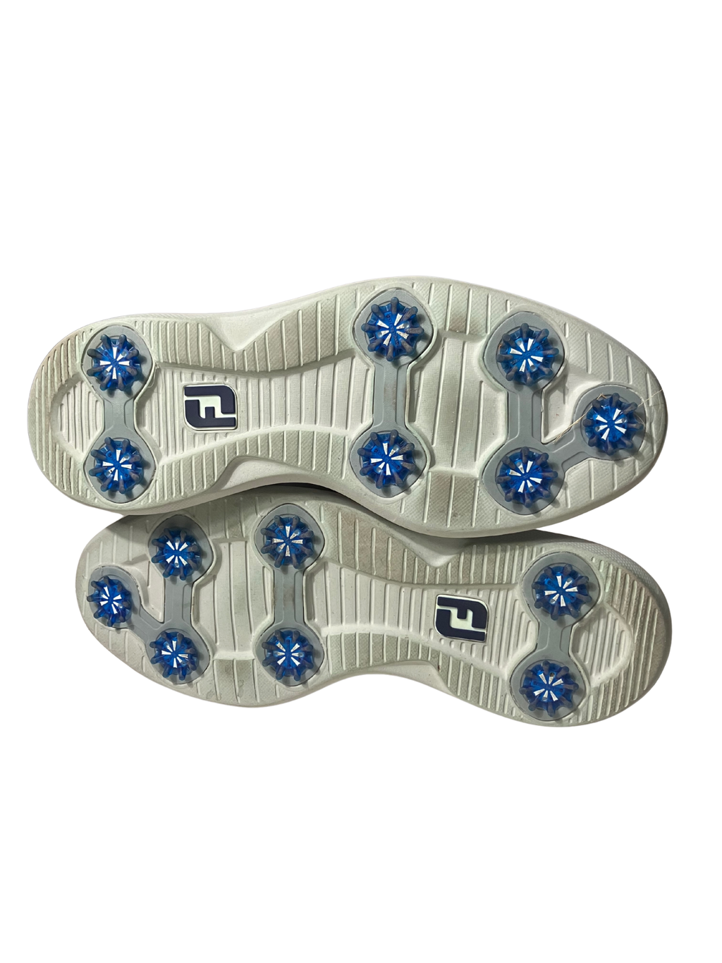 FootJoy White Leather Golf Shoes - Classic Wingtip Spikeless Size 11.5