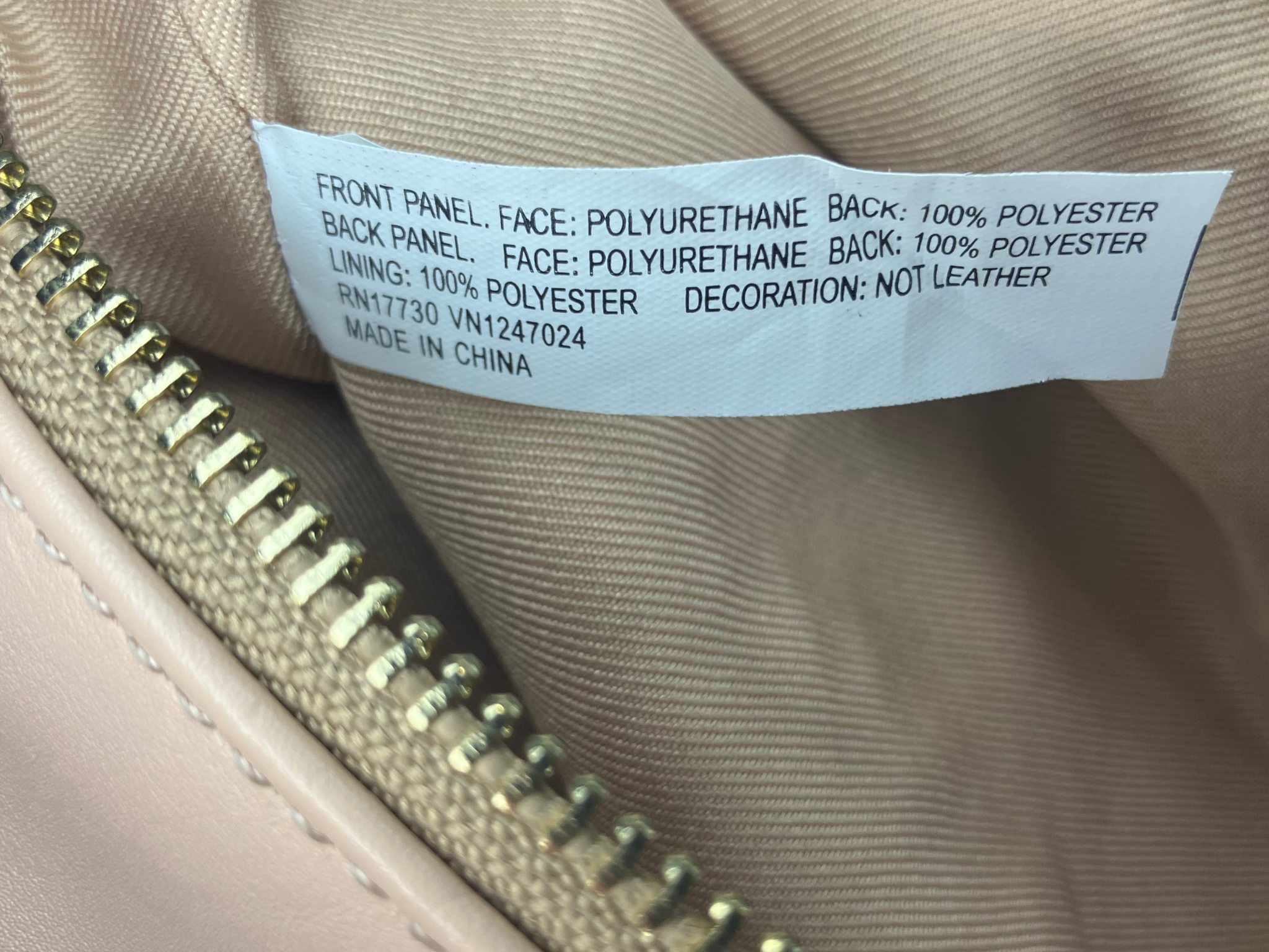 Who What Wear Beige Foldover Clutch – Two-Tone Shimmer with Tassel Detail