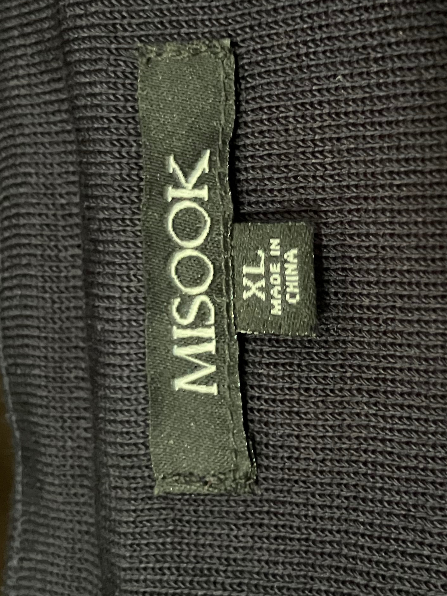 Misook Colorblock Knit Jacket – Black Orange White – Women's XL