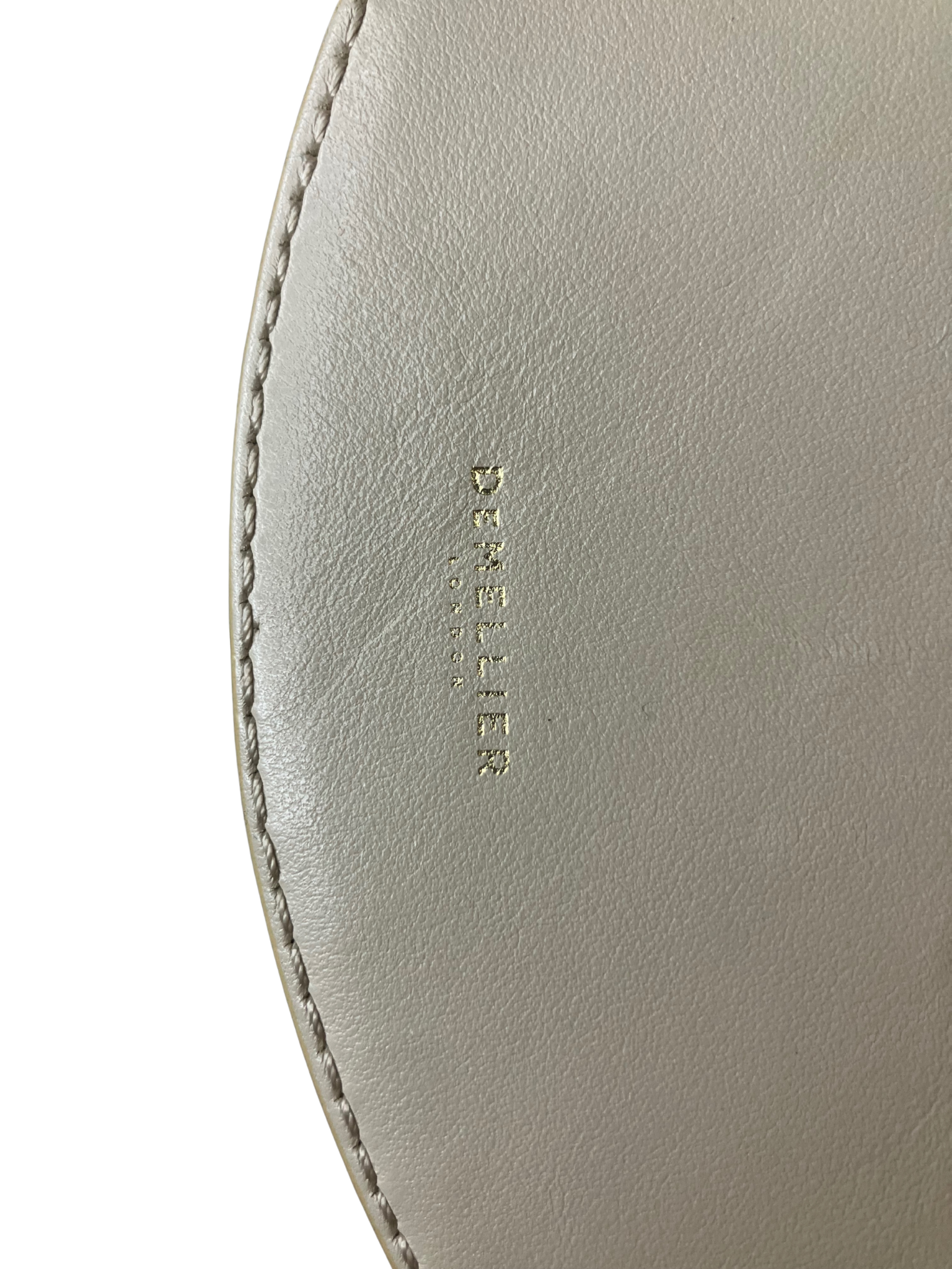 DeMellier Mini Venice Crossbody Bag – Yellow Cream Two-Tone Leather