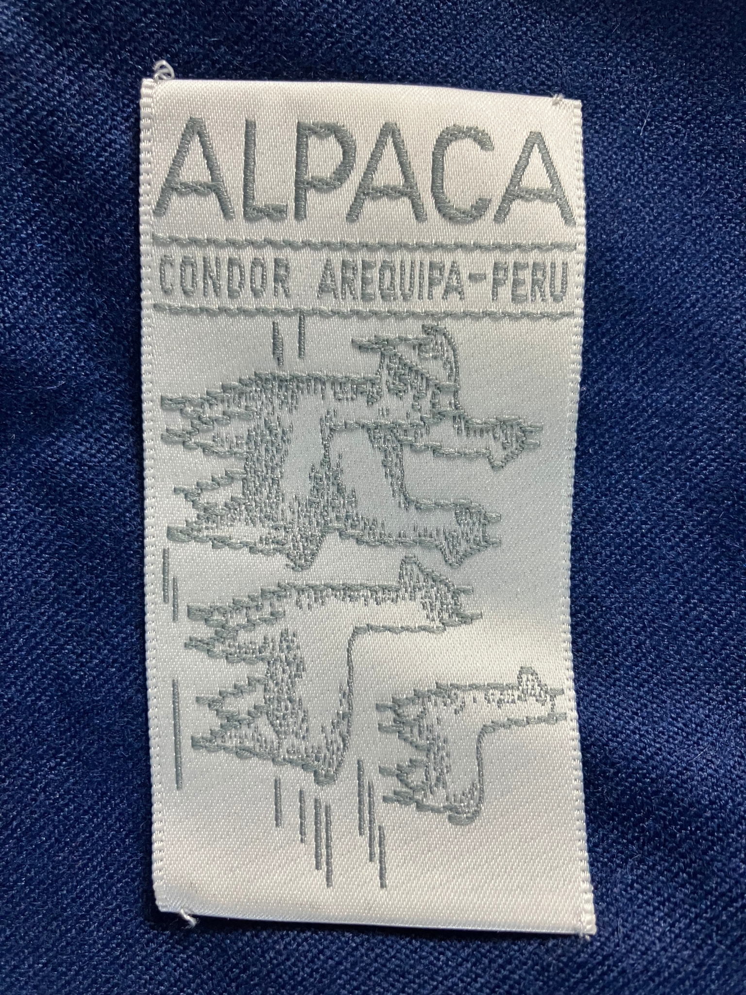 Condor — Alpaca Cape | Peruvian fringe trim, one size · Sz OS