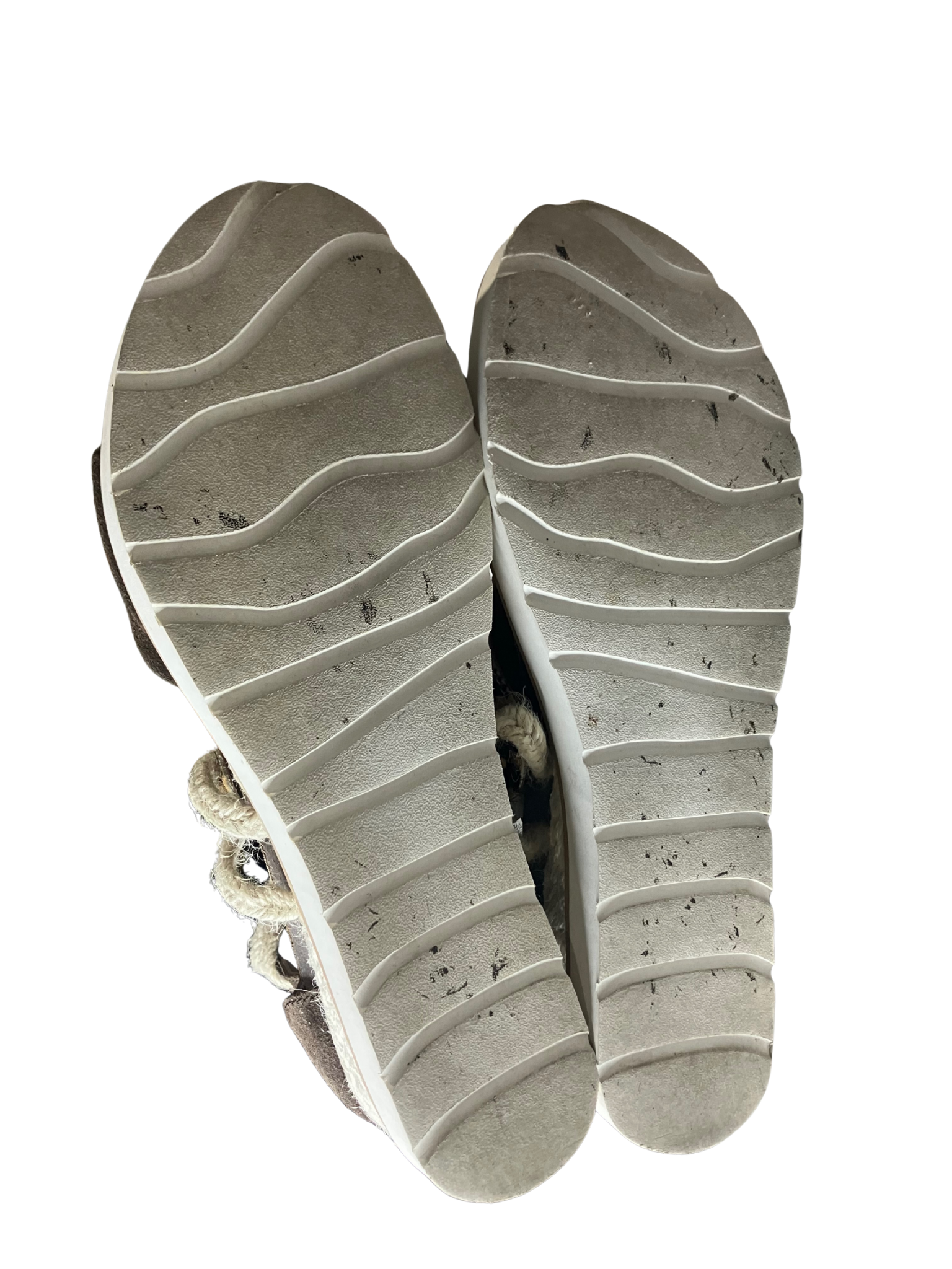 Diba True Leopard Print Platform Sandals Size 9.5 – Ankle Wrap Espadrille