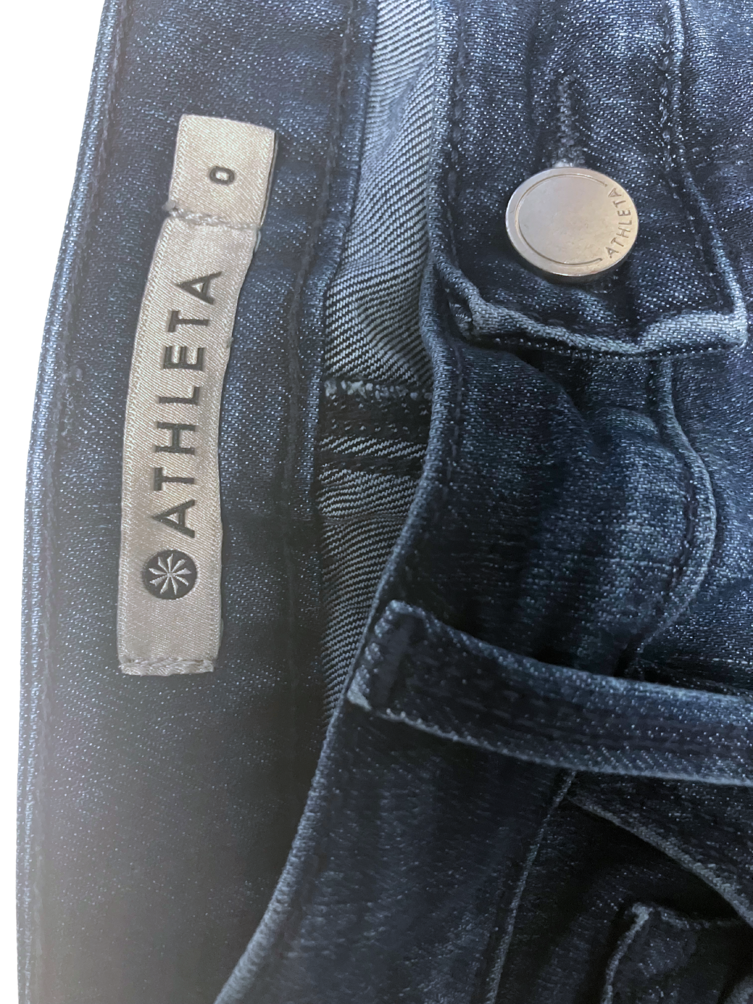 Athleta Dark Wash Straight Leg Jeans – Stretch Denim – Women's Size 0