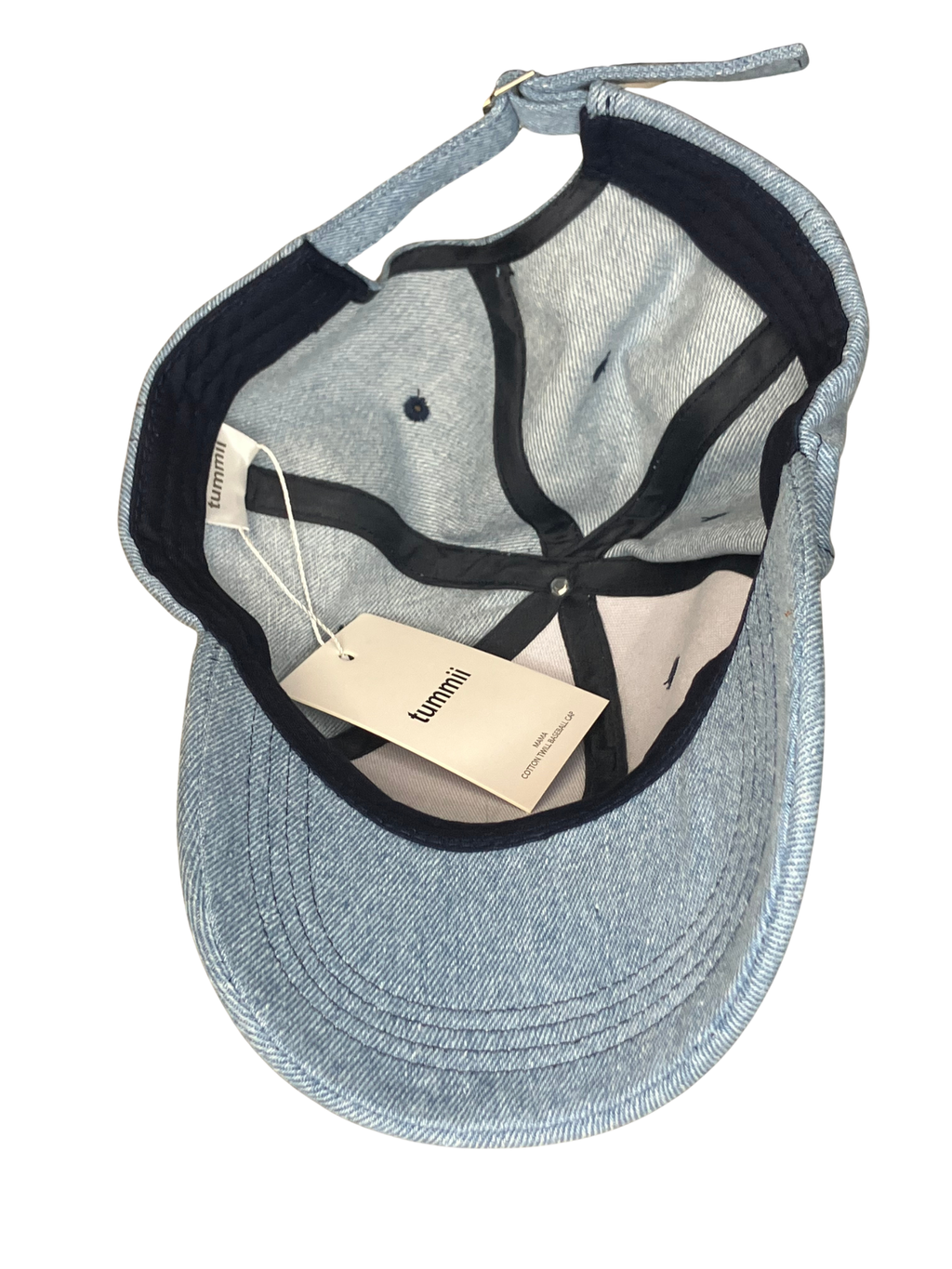 Tummii — Baseball Cap | Light wash denim, NWT · Sz OS