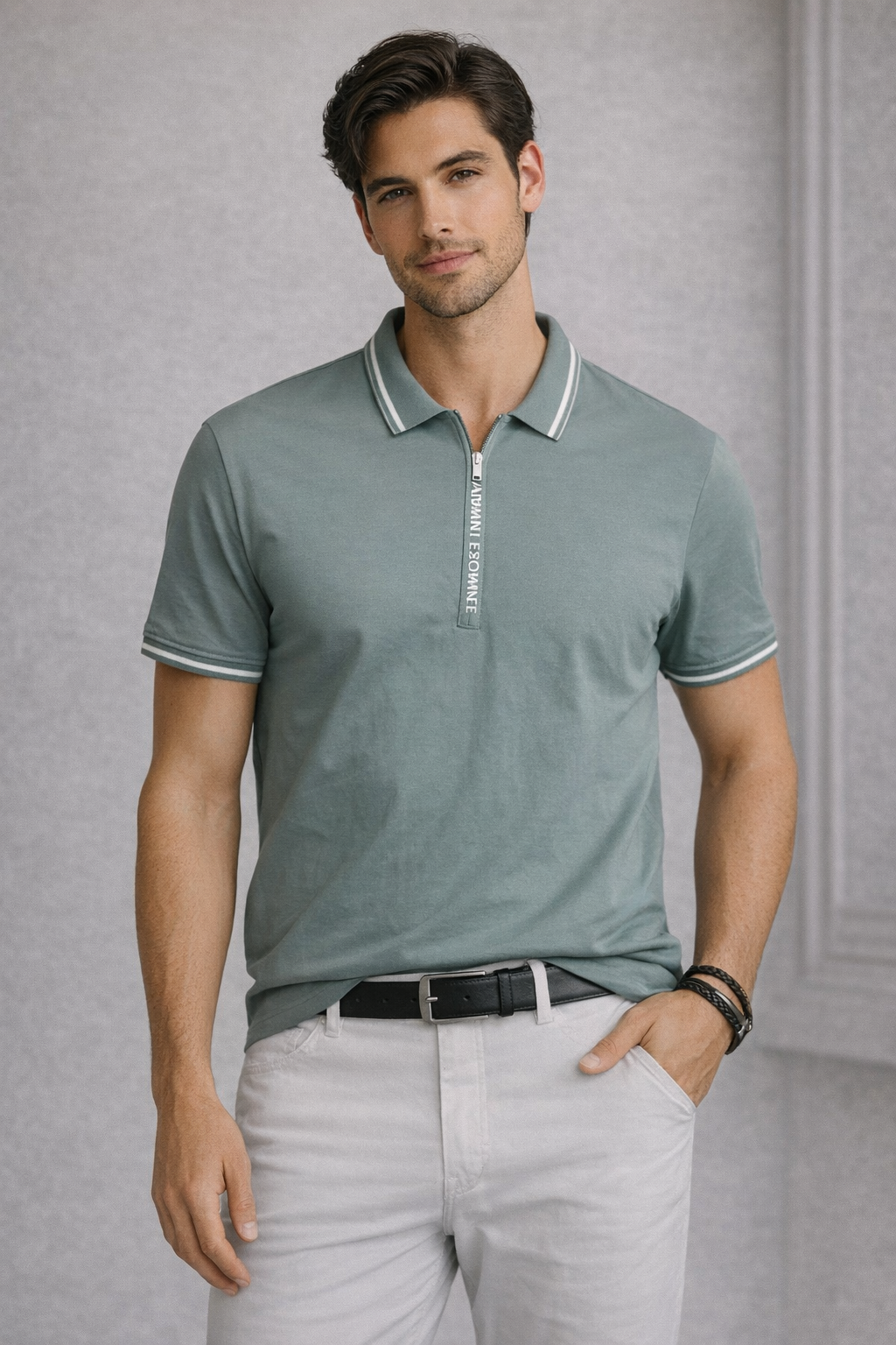 Armani Exchange — Polo shirt | Not every polo earns its collar — this one did · Sz L