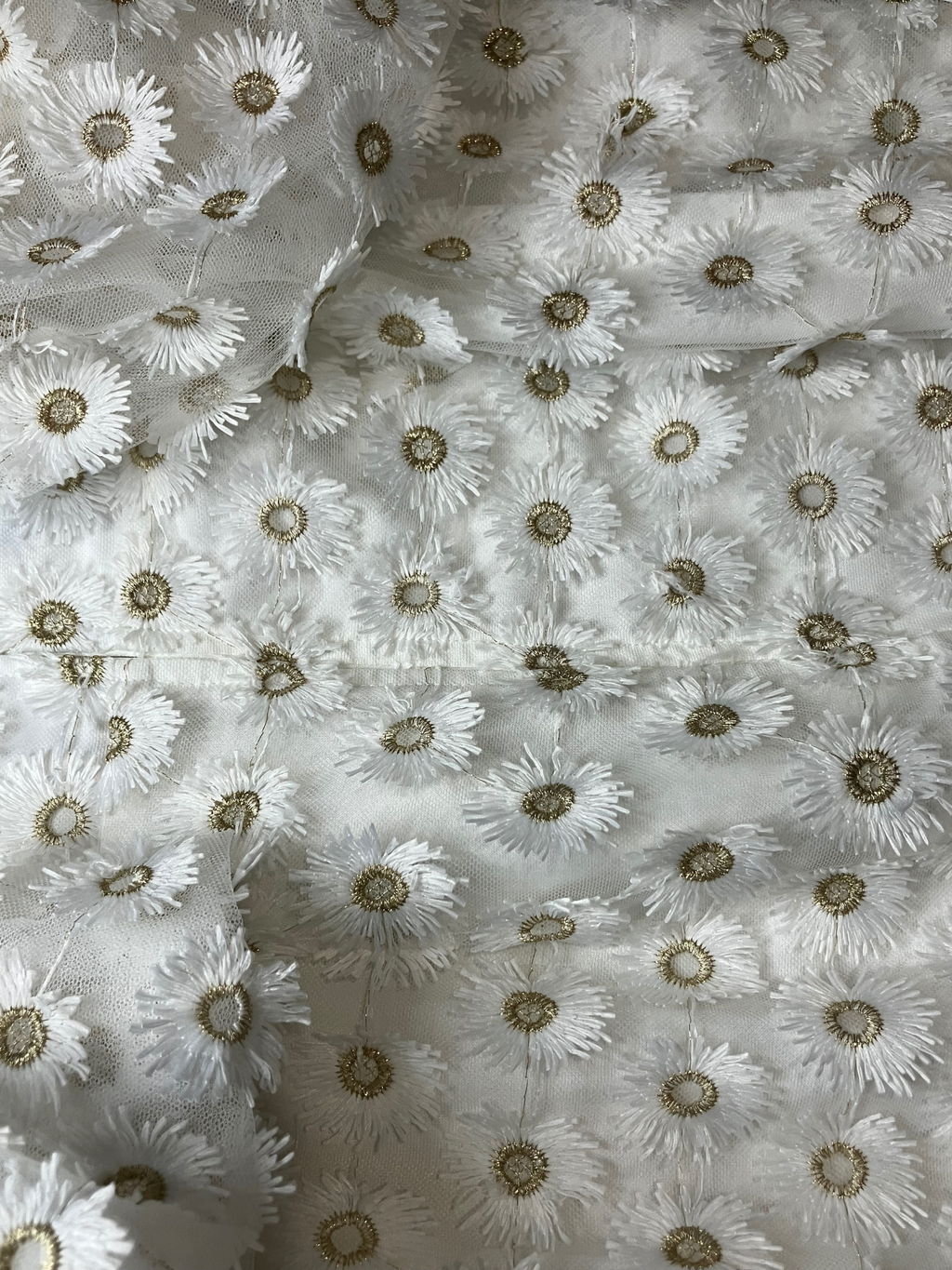 ASOS EDITION Ivory Embroidered Daisy Midi Dress UK 8 / US 4 – NWT Puff Sleeve