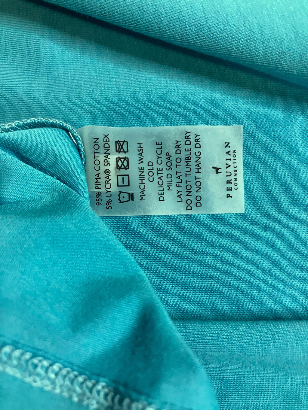 Peruvian Connection Pima Cotton Tank XL White Long Sleeveless NWT