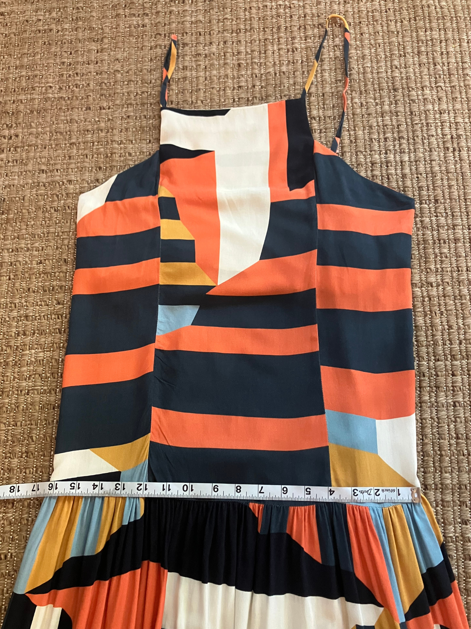 Lenny Niemeyer — Maxi Dress | Geometric print, drop-waist silhouette · Sz OS