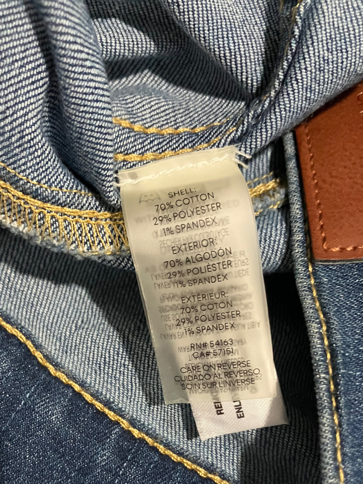 Calvin Klein Women’s Cropped Denim Jacket Blue Stretch Jean Size L