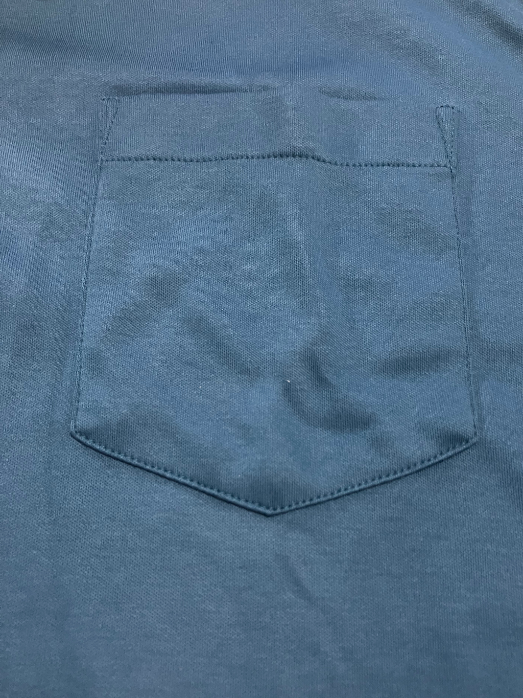 Lands’ End Men’s Polo Shirt XL Traditional Fit Blue Short Sleeve Chest Pocket 100% Cotton