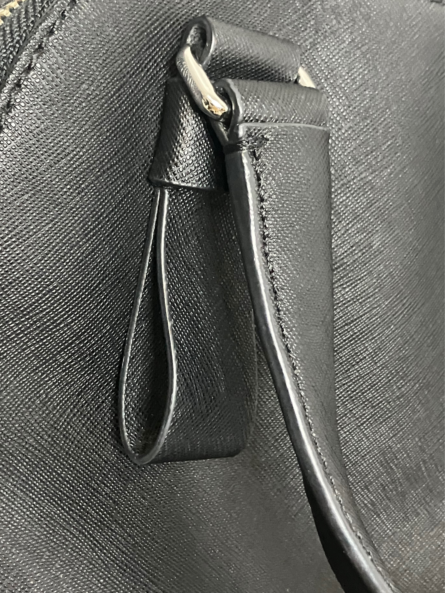 TUMI VAREK Black Leather Backpack - Premium Saffiano Convertible Travel Bag