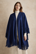 Condor — Alpaca Cape | Peruvian fringe trim, one size · Sz OS
