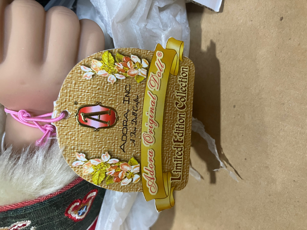 Adora Original Doll “Qian Ni” Limited Edition 2008 #034/250 – 22” Vinyl Asian Doll w/ COA & Box