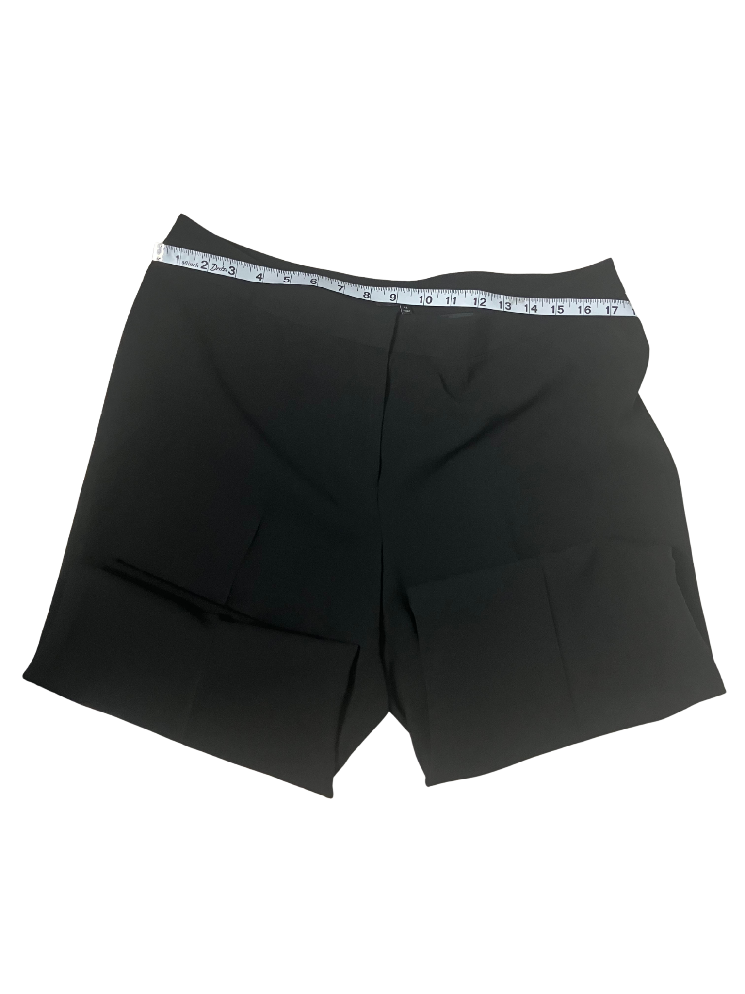 Lafayette 148 New York — Tailored Pants | Deep black, structured straight-leg · Sz 14