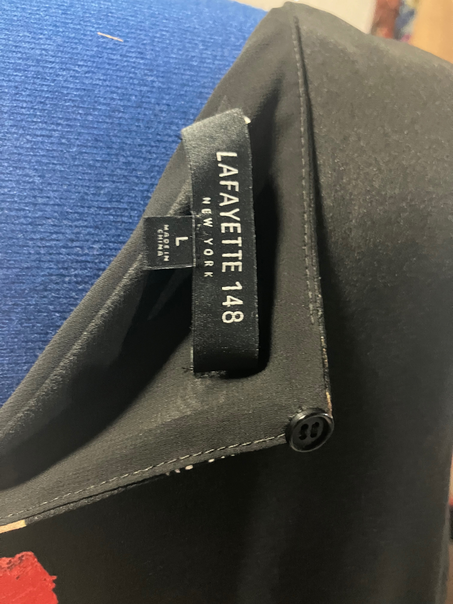 Lafayette 148 New York Silk Maxi Dress Abstract Print Sleeveless Size L