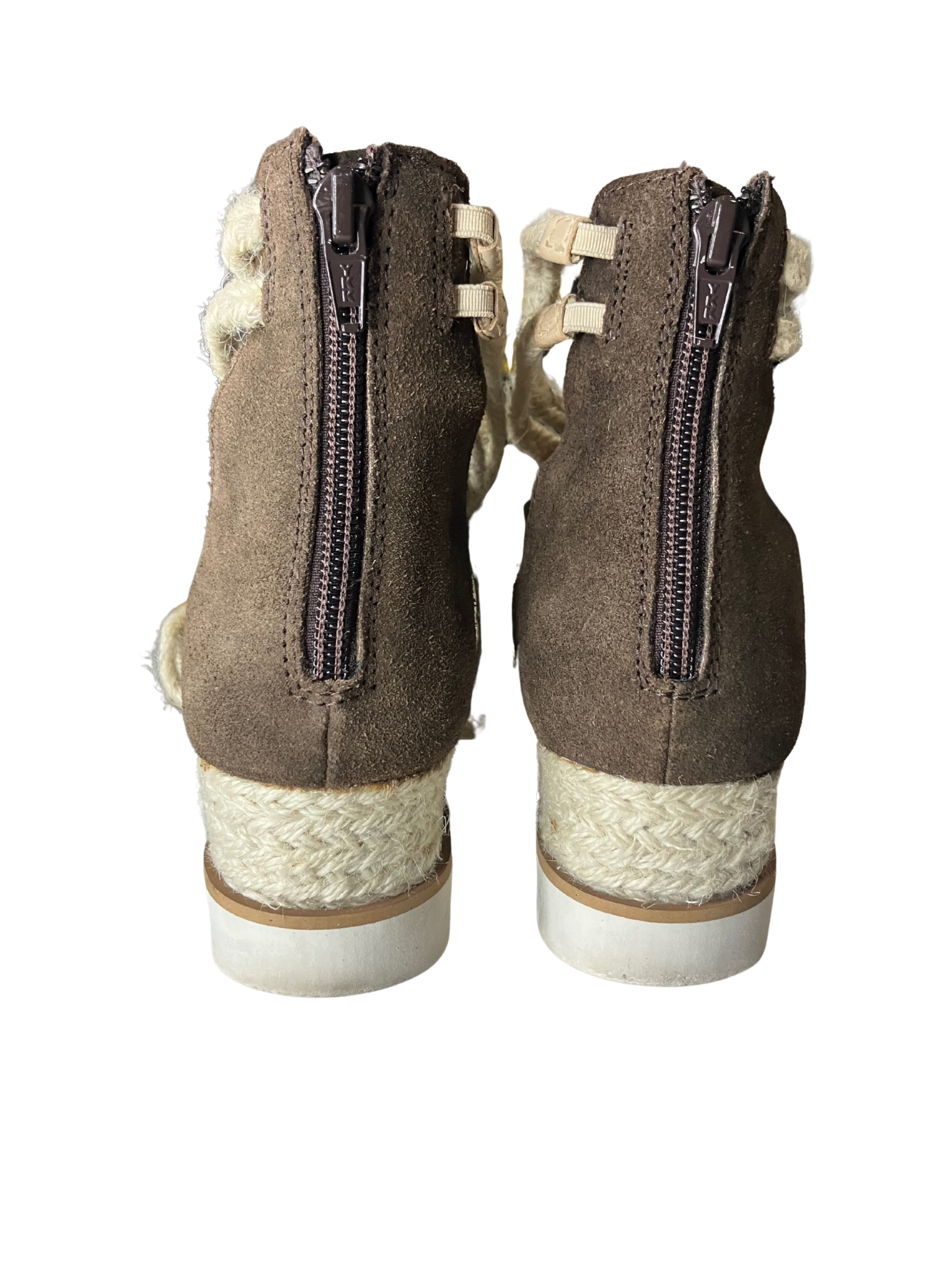 Diba True Leopard Print Platform Sandals Size 9.5 – Ankle Wrap Espadrille