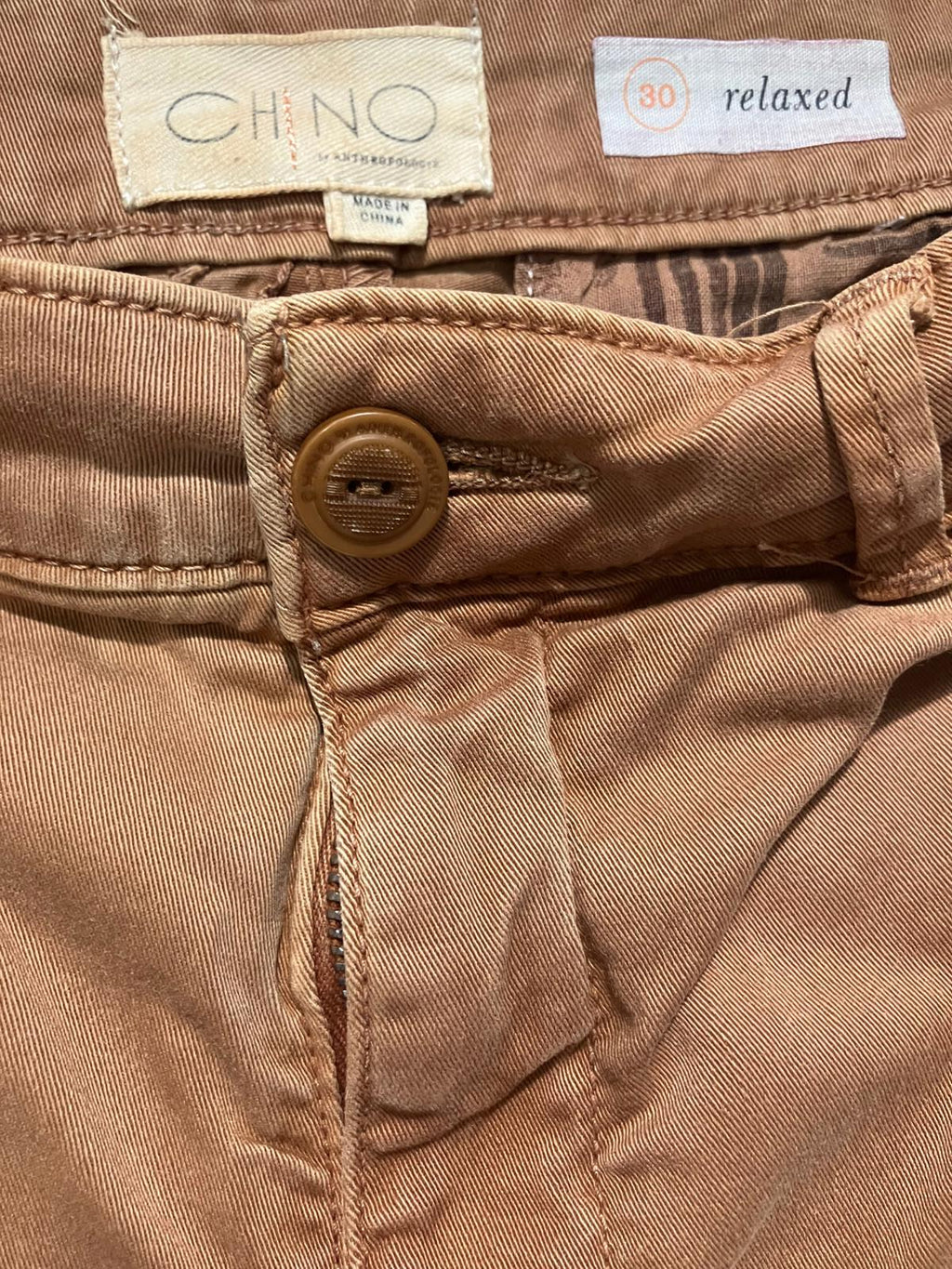 CHINO by Anthropologie — Tailored pants | GUC · Sz 30 rel...