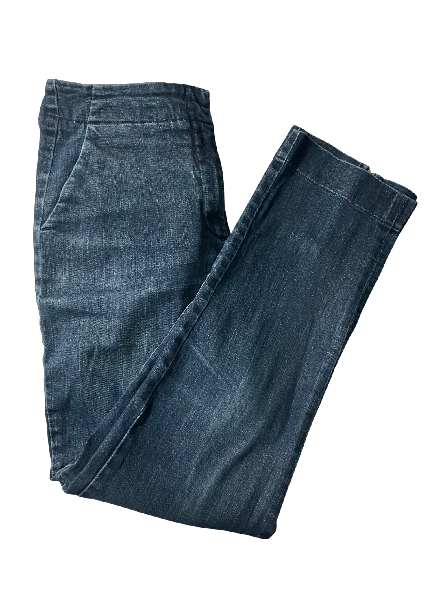 Talbots Straight Leg Jeans Dark Wash Mid-Rise Size 2