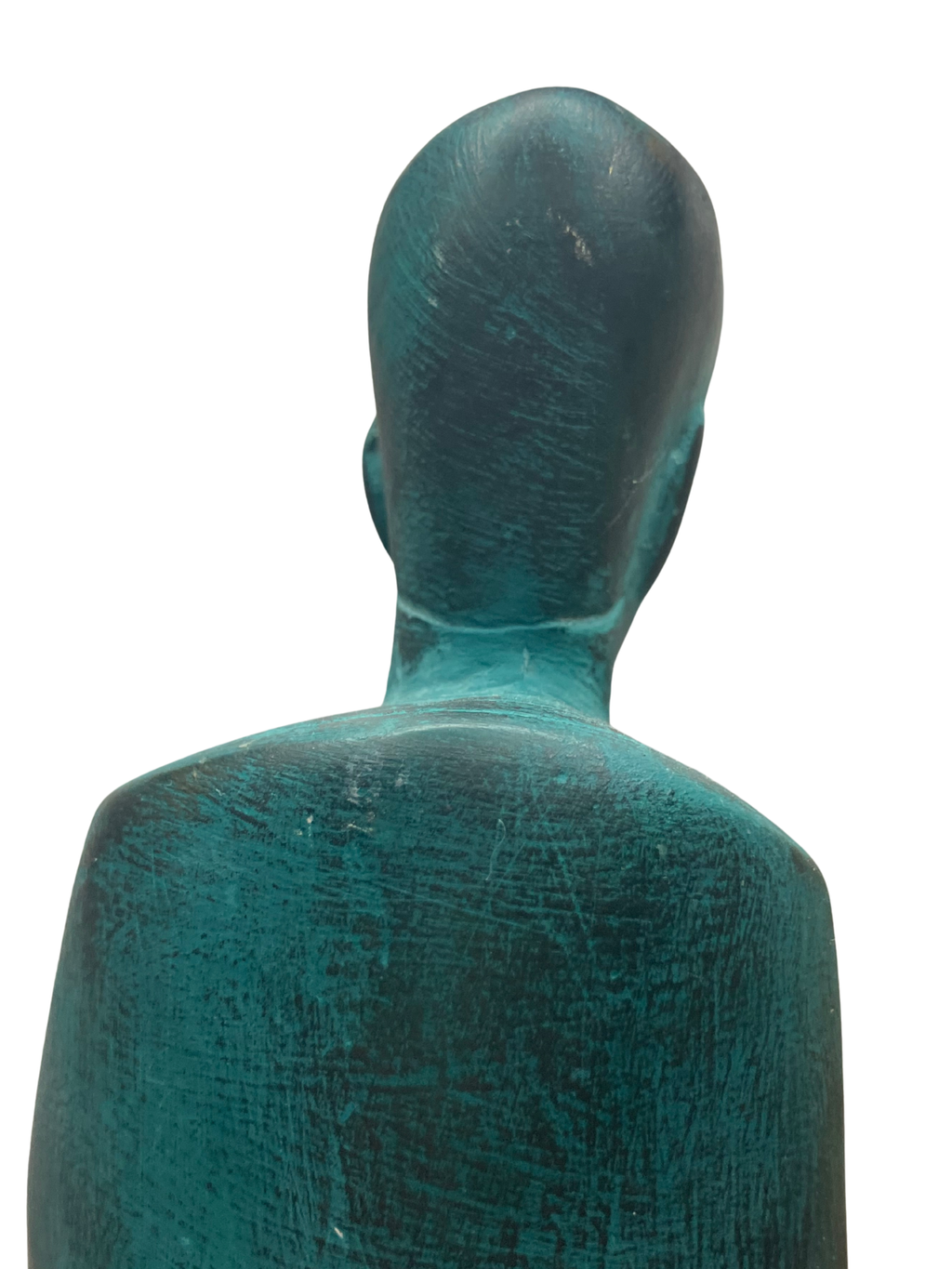 Egyptian Ushabti Shabti Figurine Turquoise Patina Ancient Style Decor