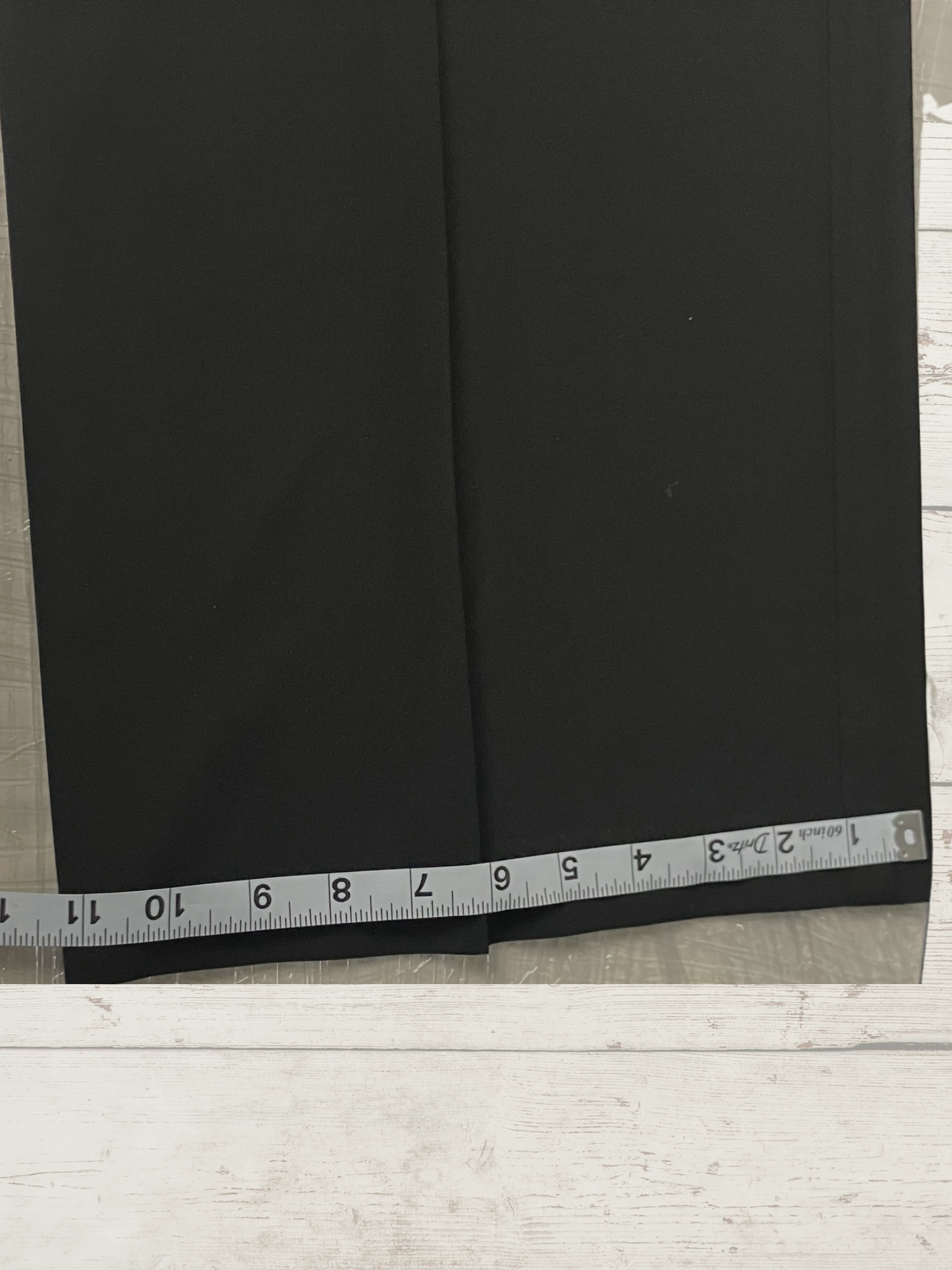 St. John — Wide-Leg Trousers | Caviar collection, sharp front crease · Sz 14