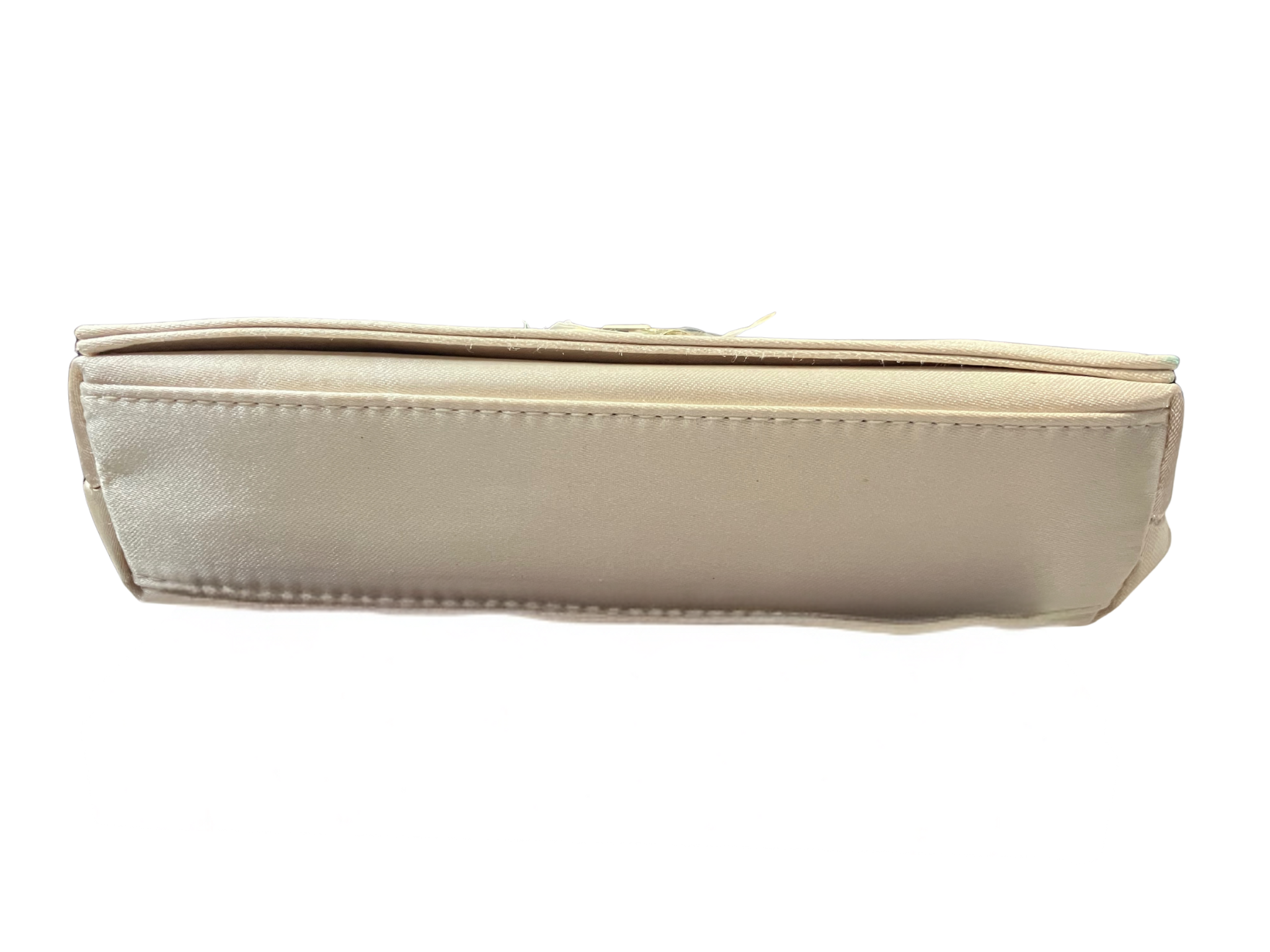 Emirates First Class x BVLGARI Amenity Kit – Cream Satin Cosmetic Clutch