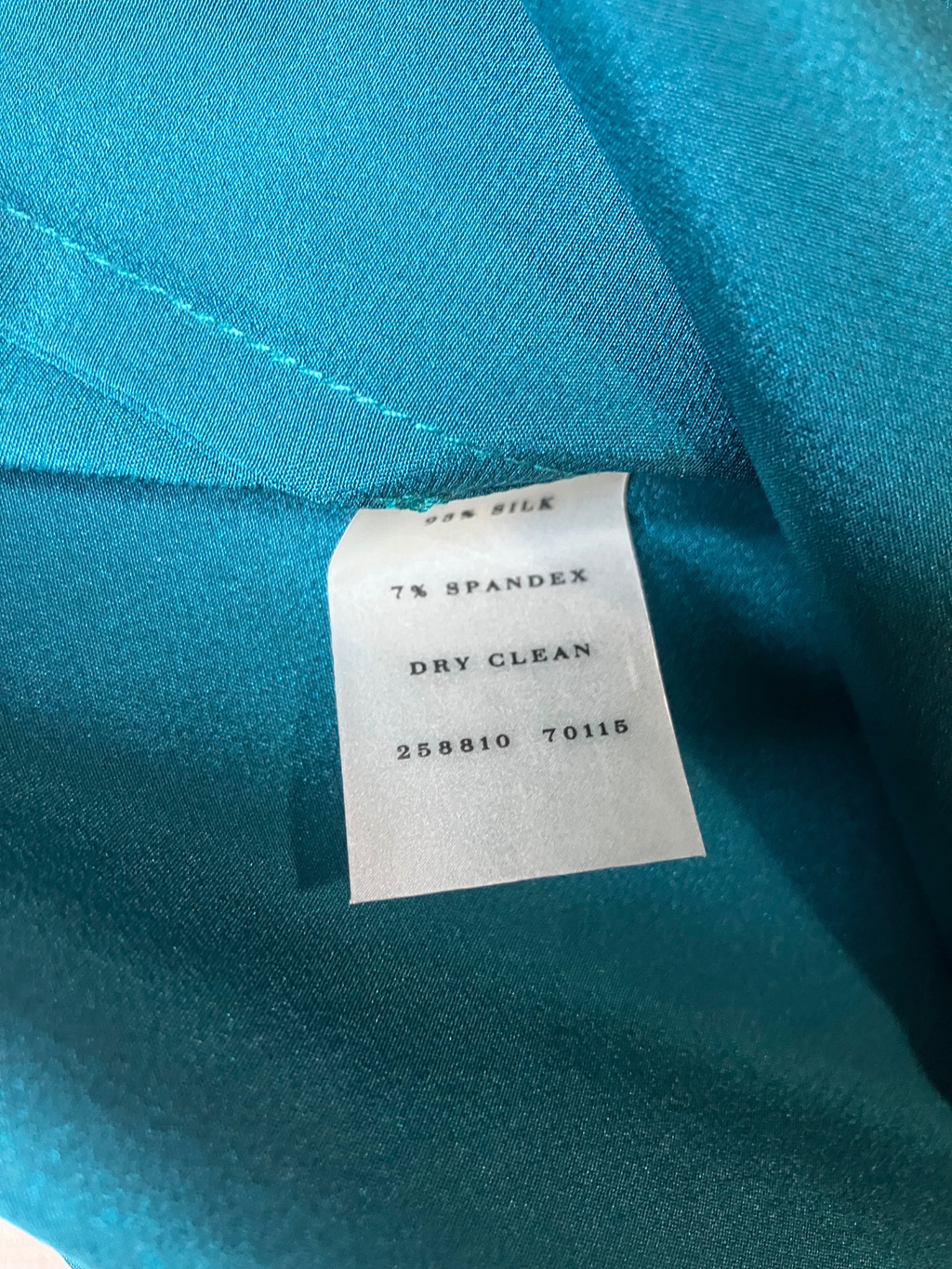 Ann Taylor Silk Blouse Size 10 Teal - NWT Cowl Neck Cap Sleeve