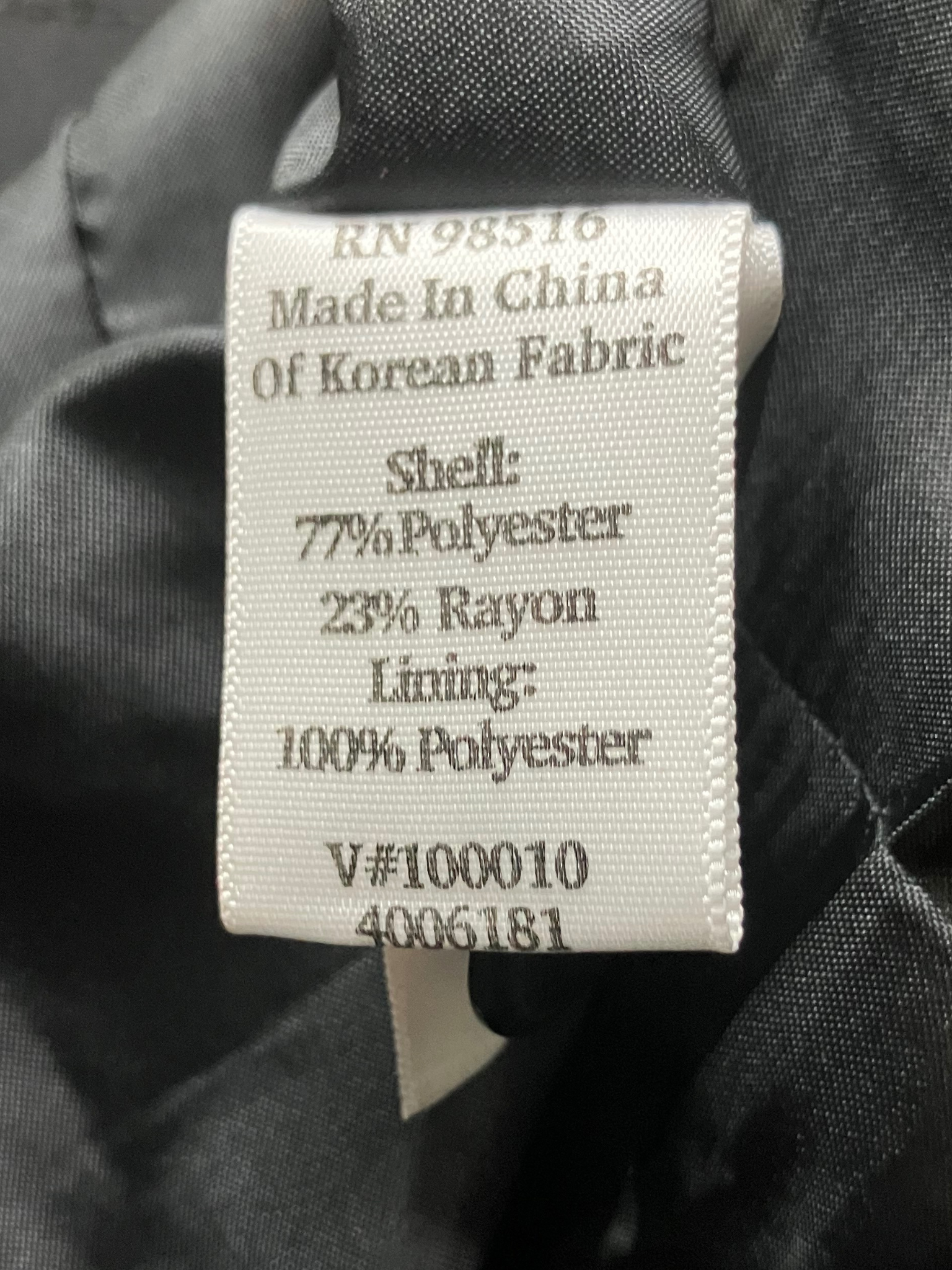 Coldwater Creek Brocade Jacquard Open Front Jacket Women’s 18W Black Metallic