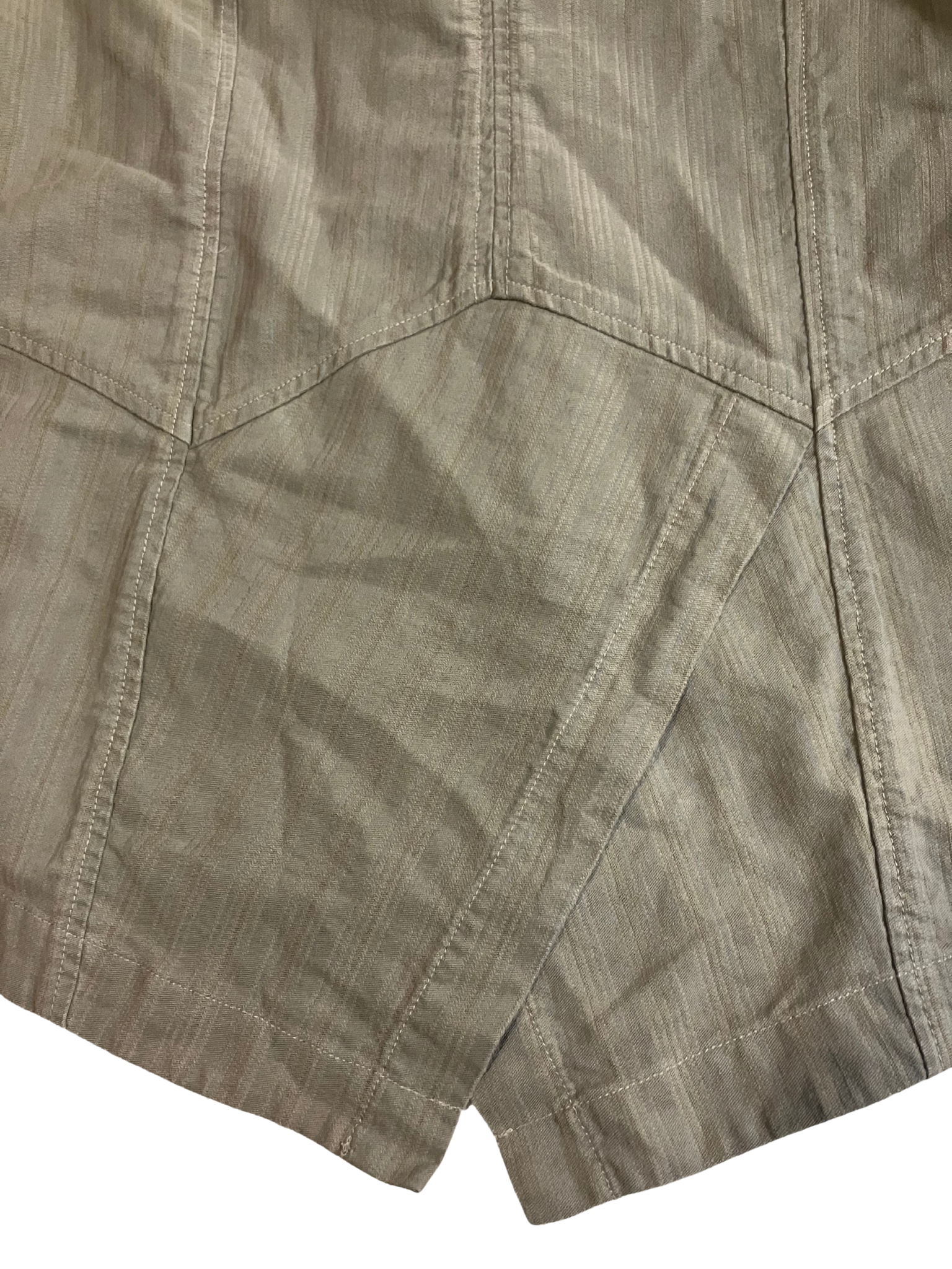 Peruvian Connection Olive Green Textured Linen Blend Blazer Size 16 NWT