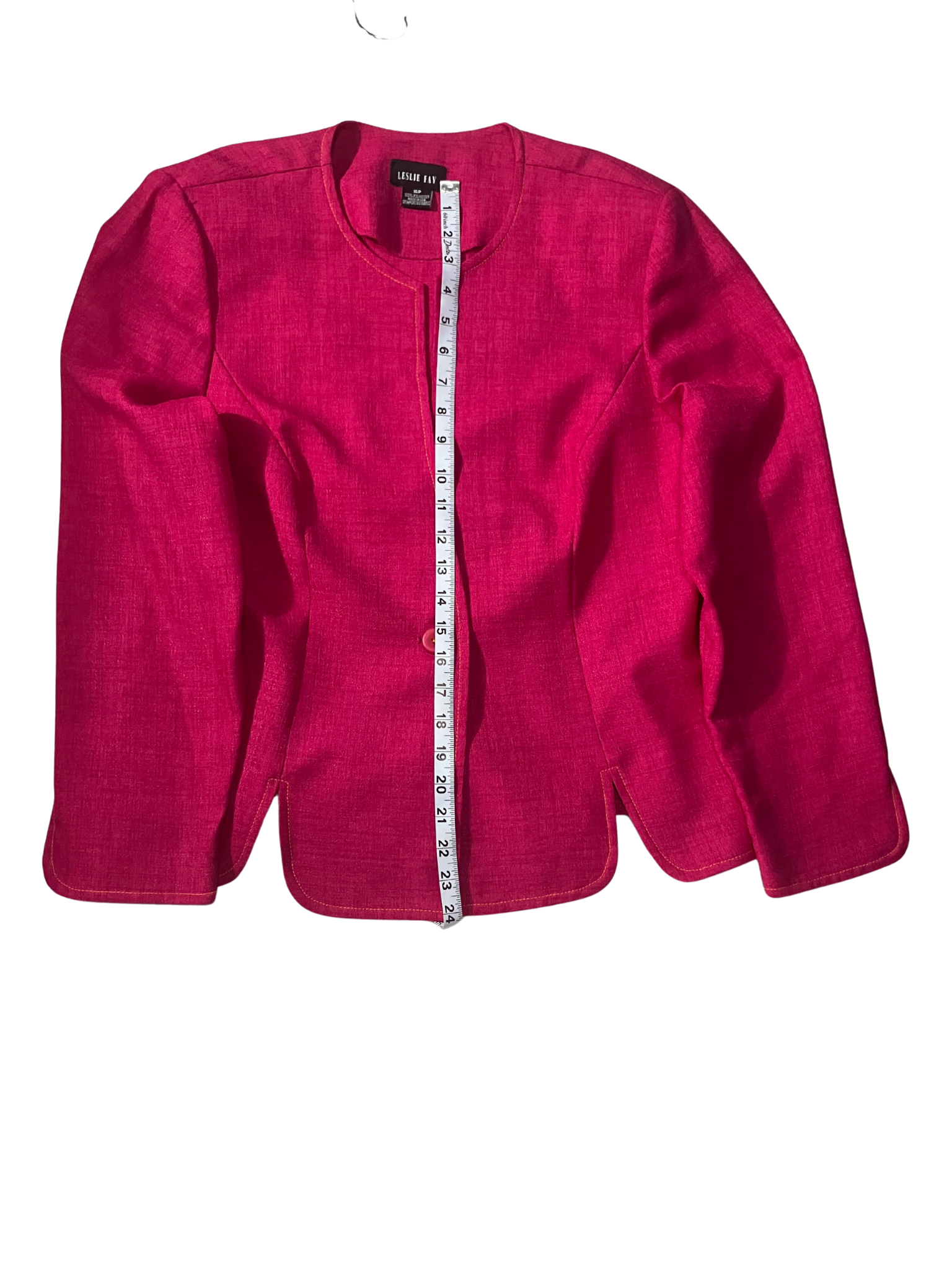 Vintage Leslie Fay Pink Two-Piece Dress Suit - Jacket & Midi Dress Set