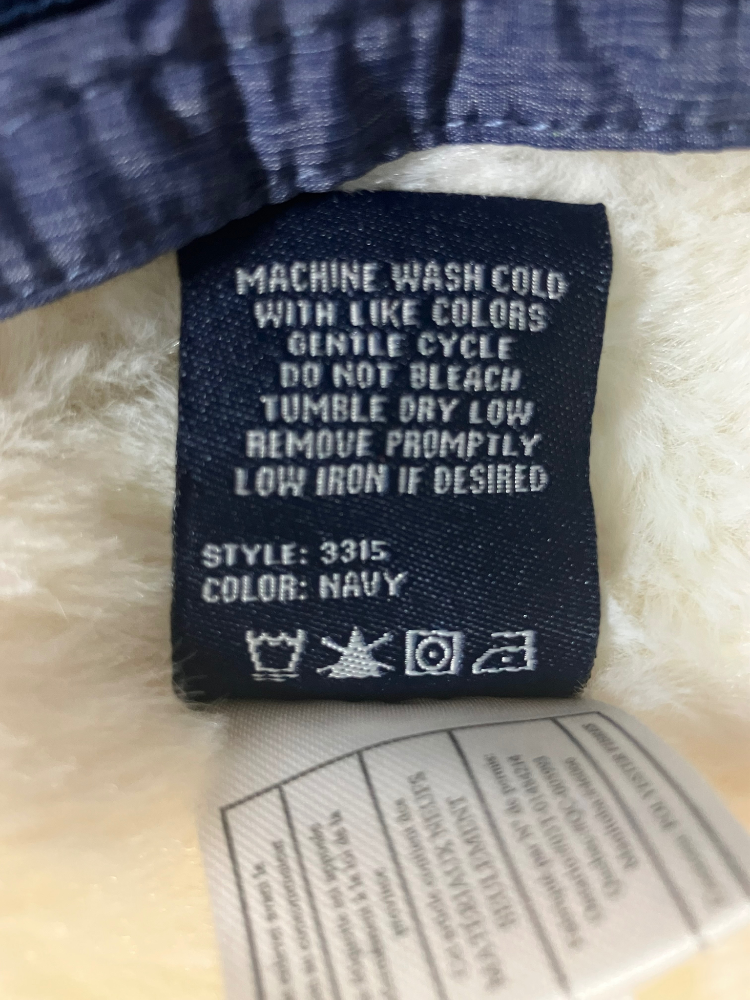 Urban Republic Baby Snowsuit 6M Navy Blue Sherpa Lined Puffer Bunting Hood