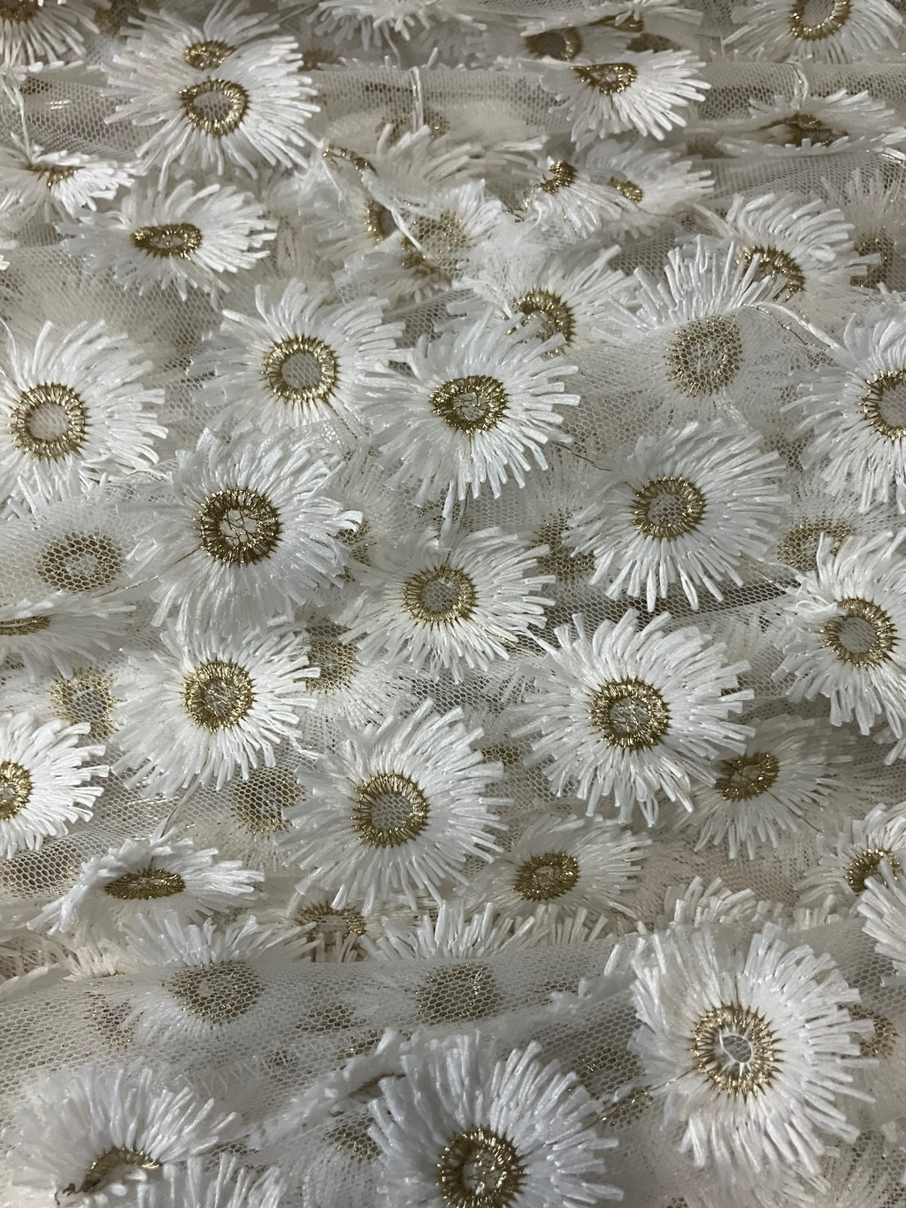 ASOS EDITION Ivory Embroidered Daisy Midi Dress UK 8 / US 4 – NWT Puff Sleeve