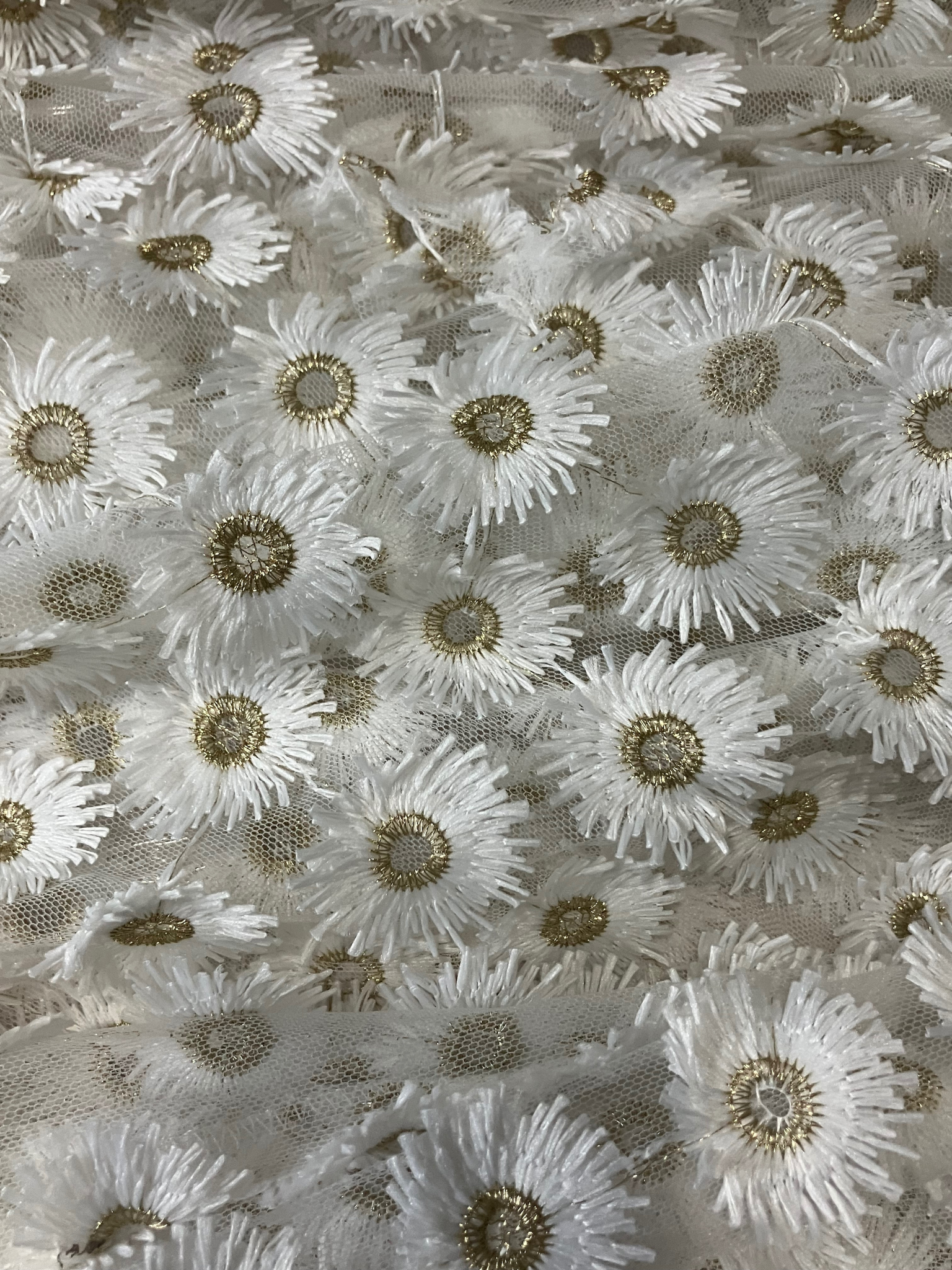 ASOS EDITION Ivory Embroidered Daisy Midi Dress UK 8 / US 4 – NWT Puff Sleeve