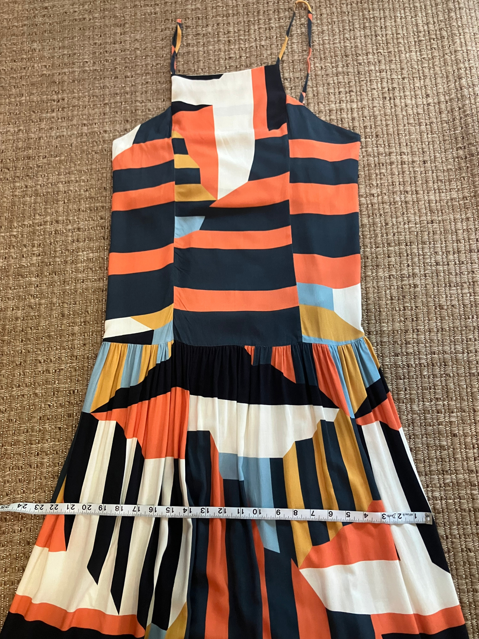 Lenny Niemeyer — Maxi Dress | Geometric print, drop-waist silhouette · Sz OS