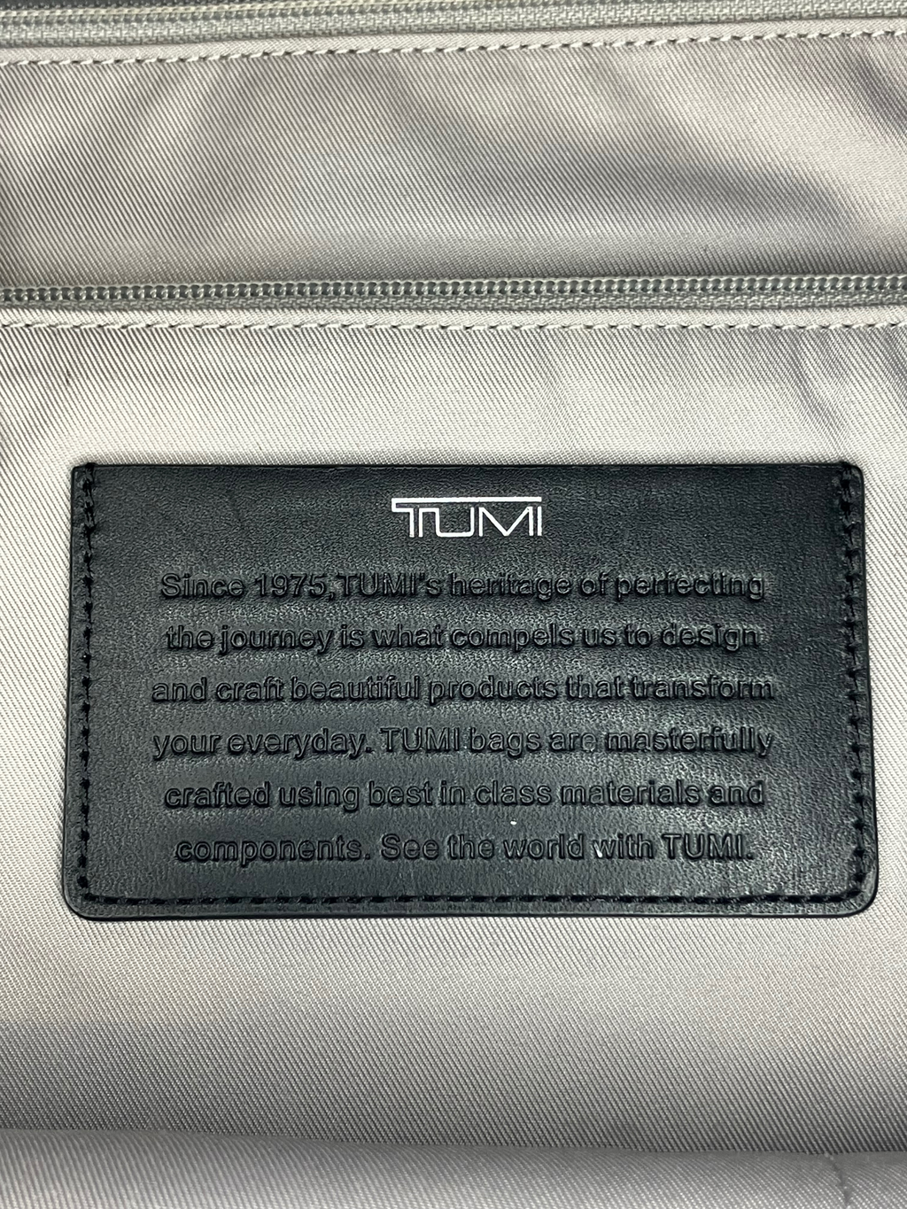 TUMI VAREK Black Leather Backpack - Premium Saffiano Convertible Travel Bag