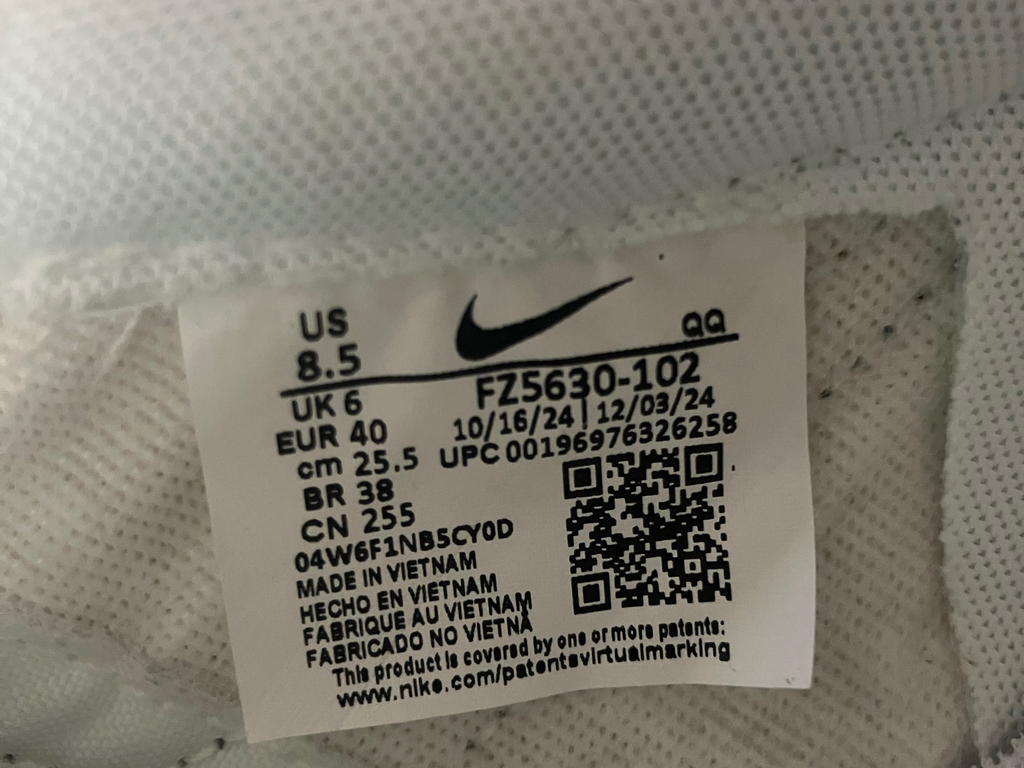 Nike Killshot 2 Low-Top Sneakers Sail/Black/Gum - Pre-Owned Size 8.5