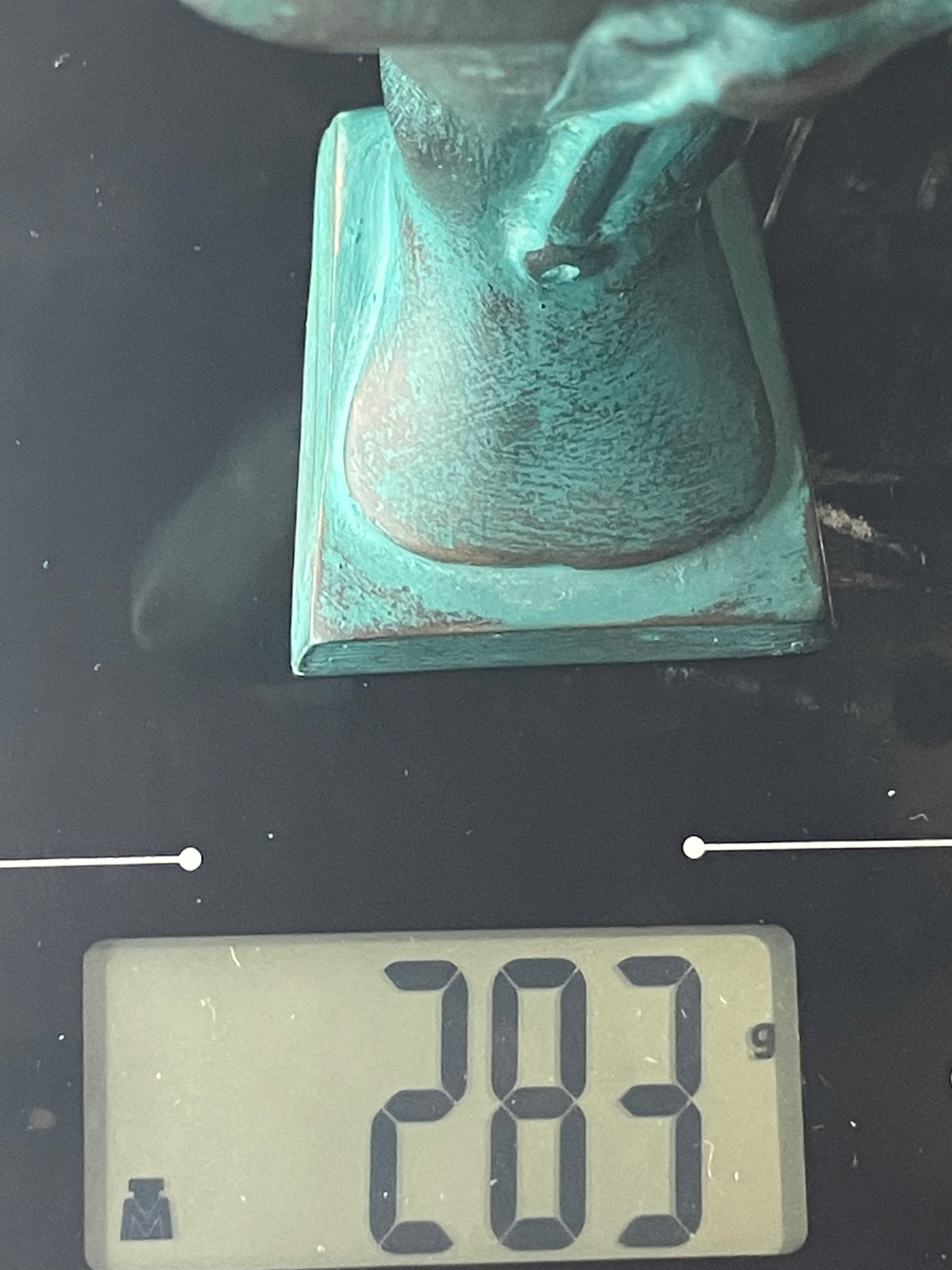 Egyptian Ushabti Shabti Figurine Turquoise Patina Ancient Style Decor