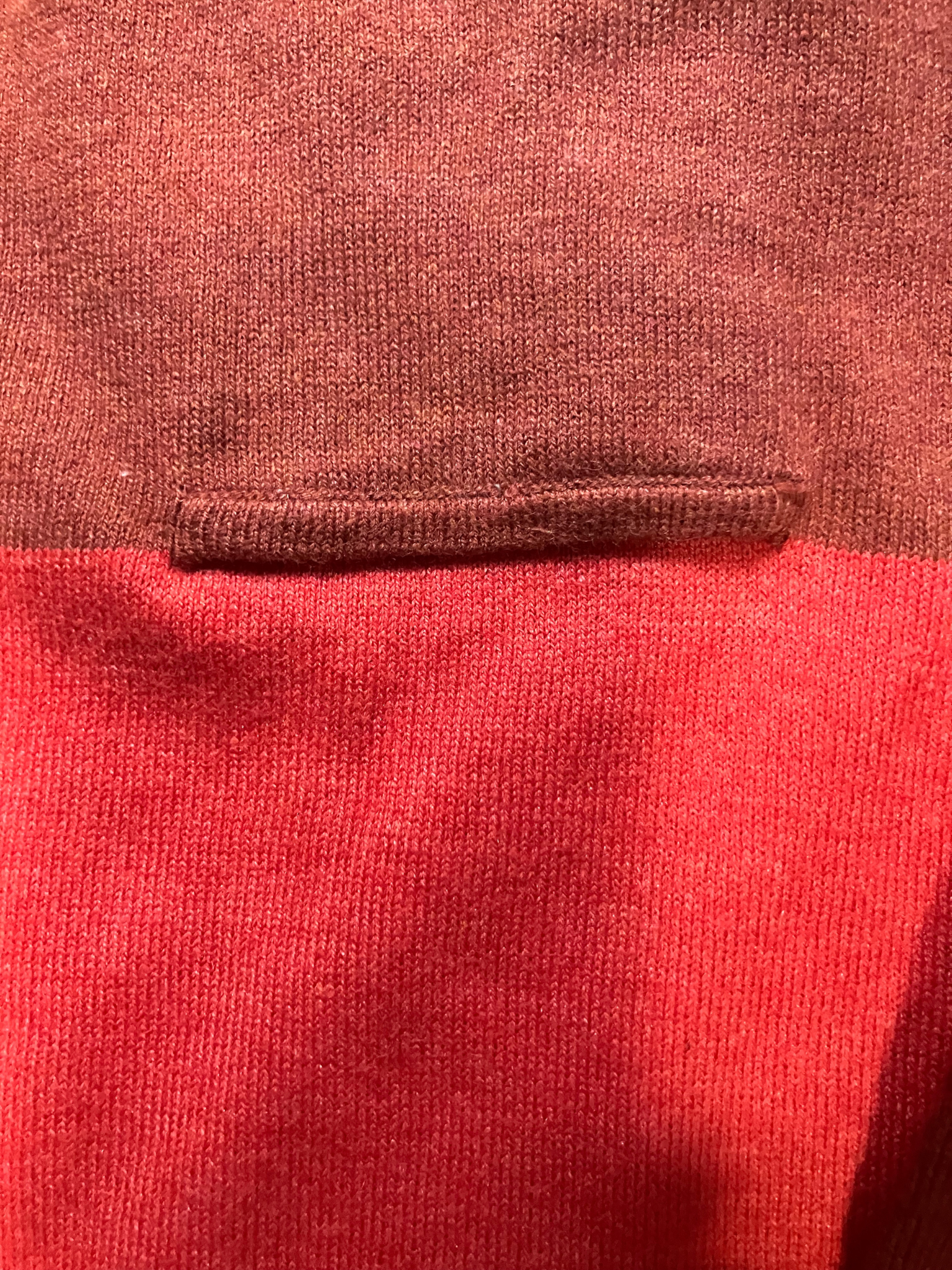 a.n.a Petite Striped Sweater Women's PS Terracotta Coral 3/4 Sleeve