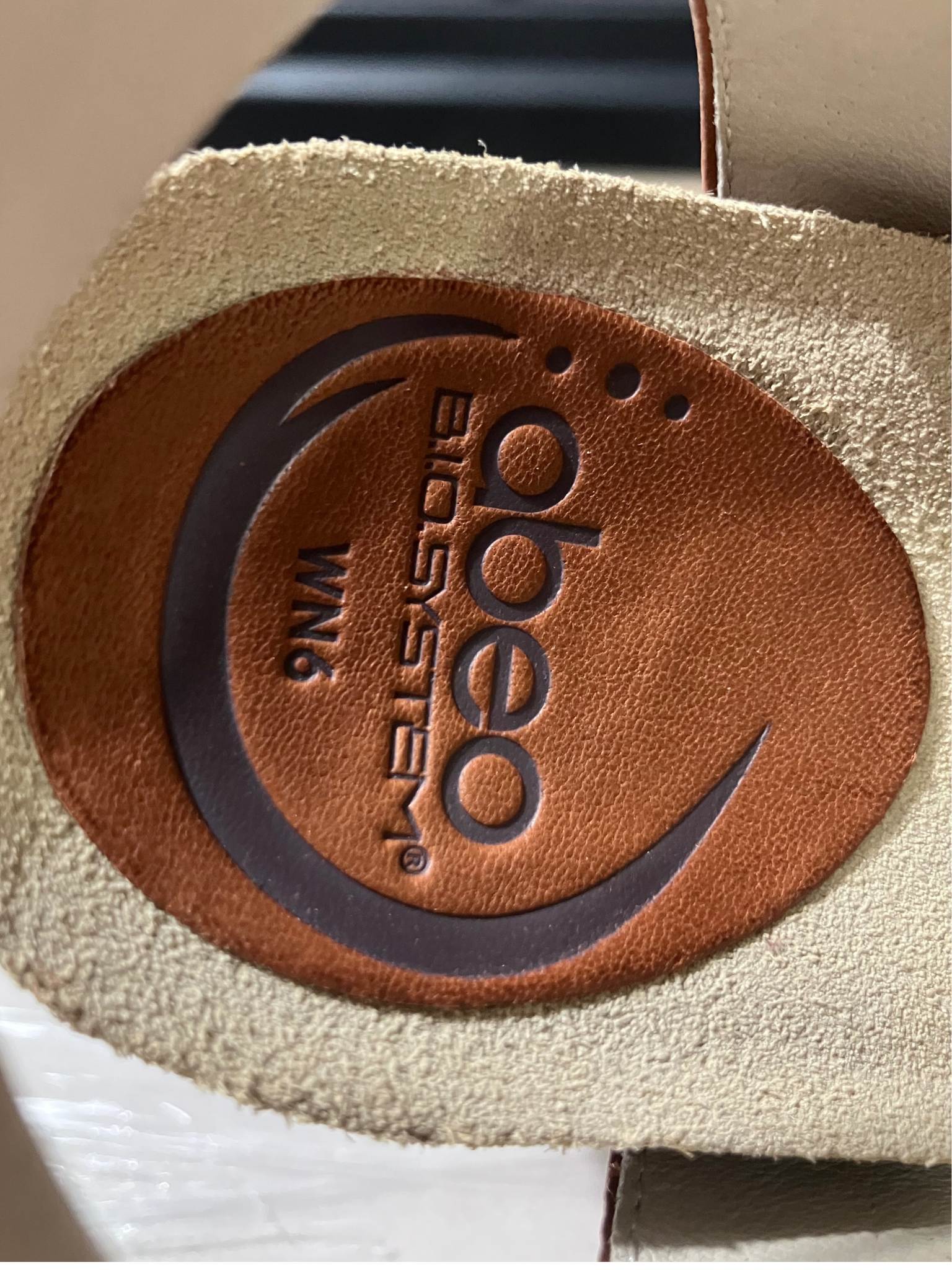 Abeo Biana Brown Leather Heeled Sandals - Size 6 Narrow