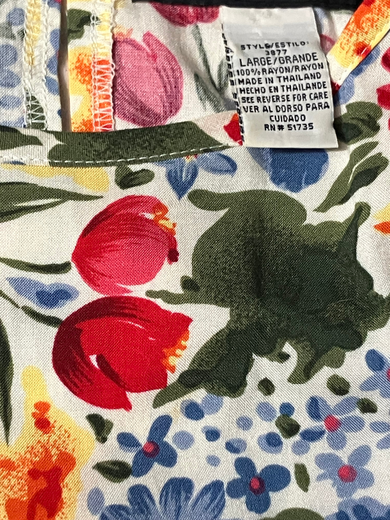 Sag Harbor — Two-Piece Dress Set | Watercolor floral rayon, coordinated silhouette · Sz L