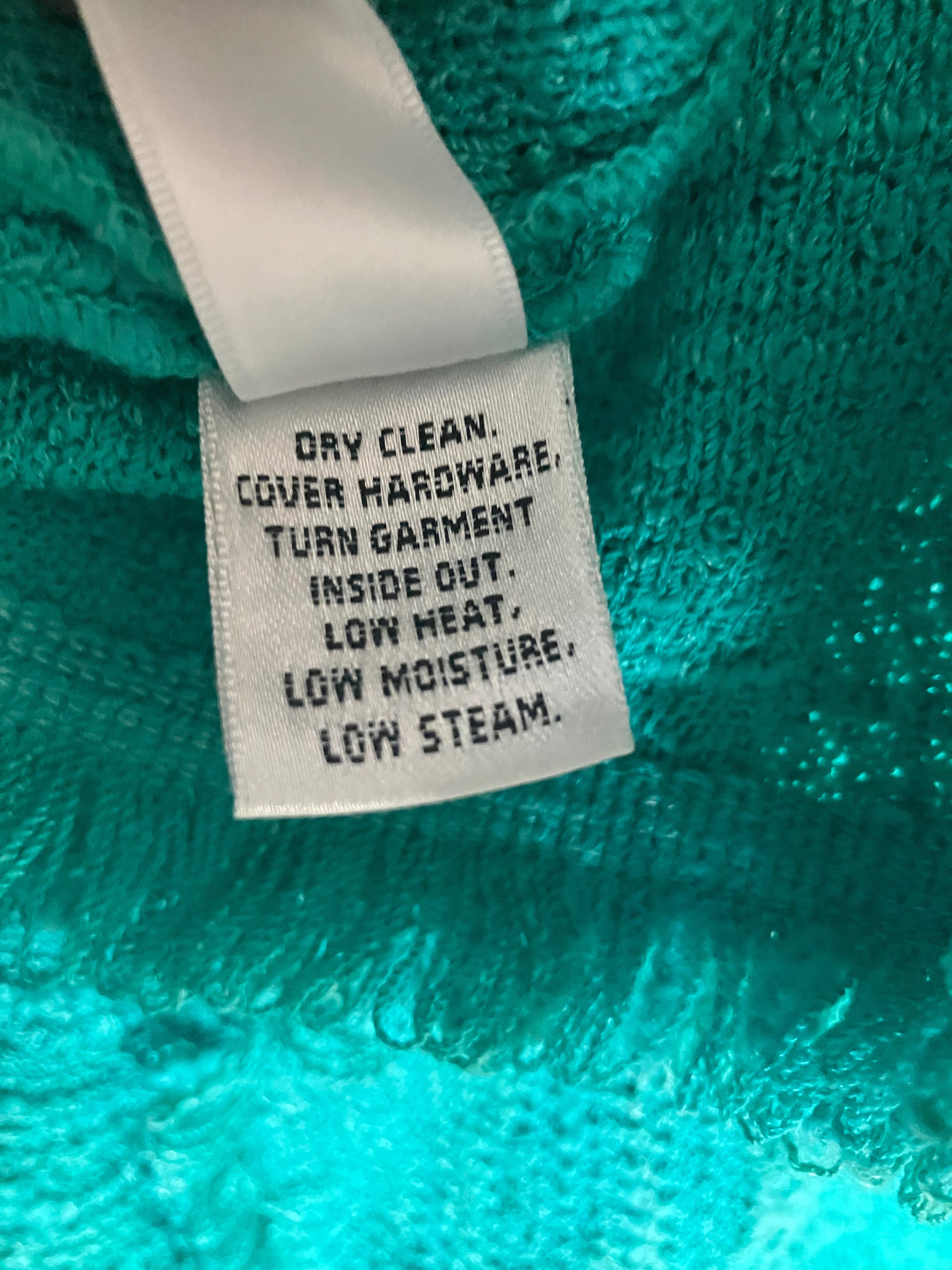 St. John Turquoise Boucle Knit Blazer Size 14 Made in USA - Like New