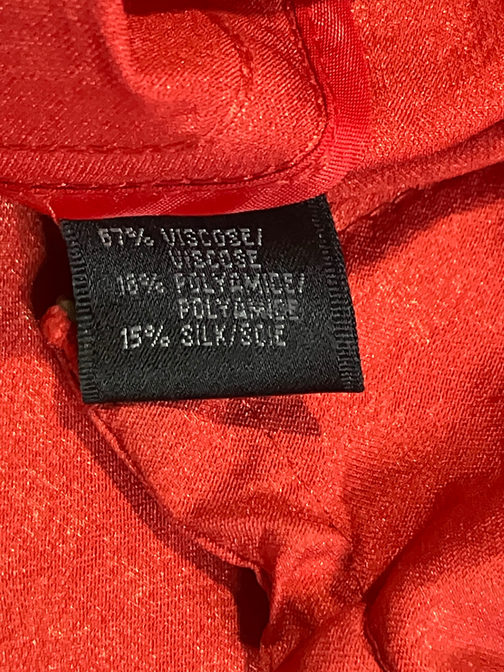 Lafayette 148 New York Red Anorak Jacket XL – Silk Blend Drawstring Coat