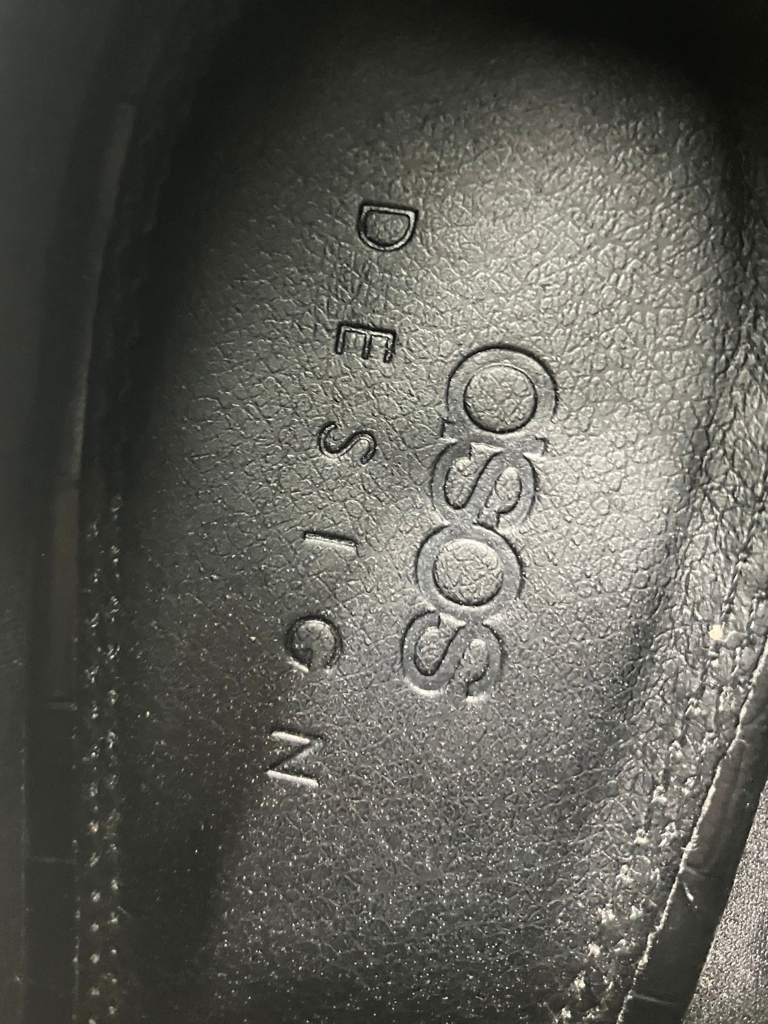 ASOS — Platform Penny Loafer | Croc-embossed block heel in black · Sz 6