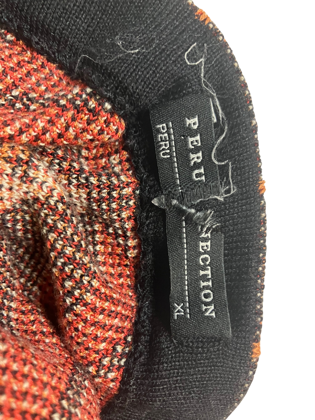 Peruvian Connection Pima Cotton Poncho Andean Geometric  Size XL