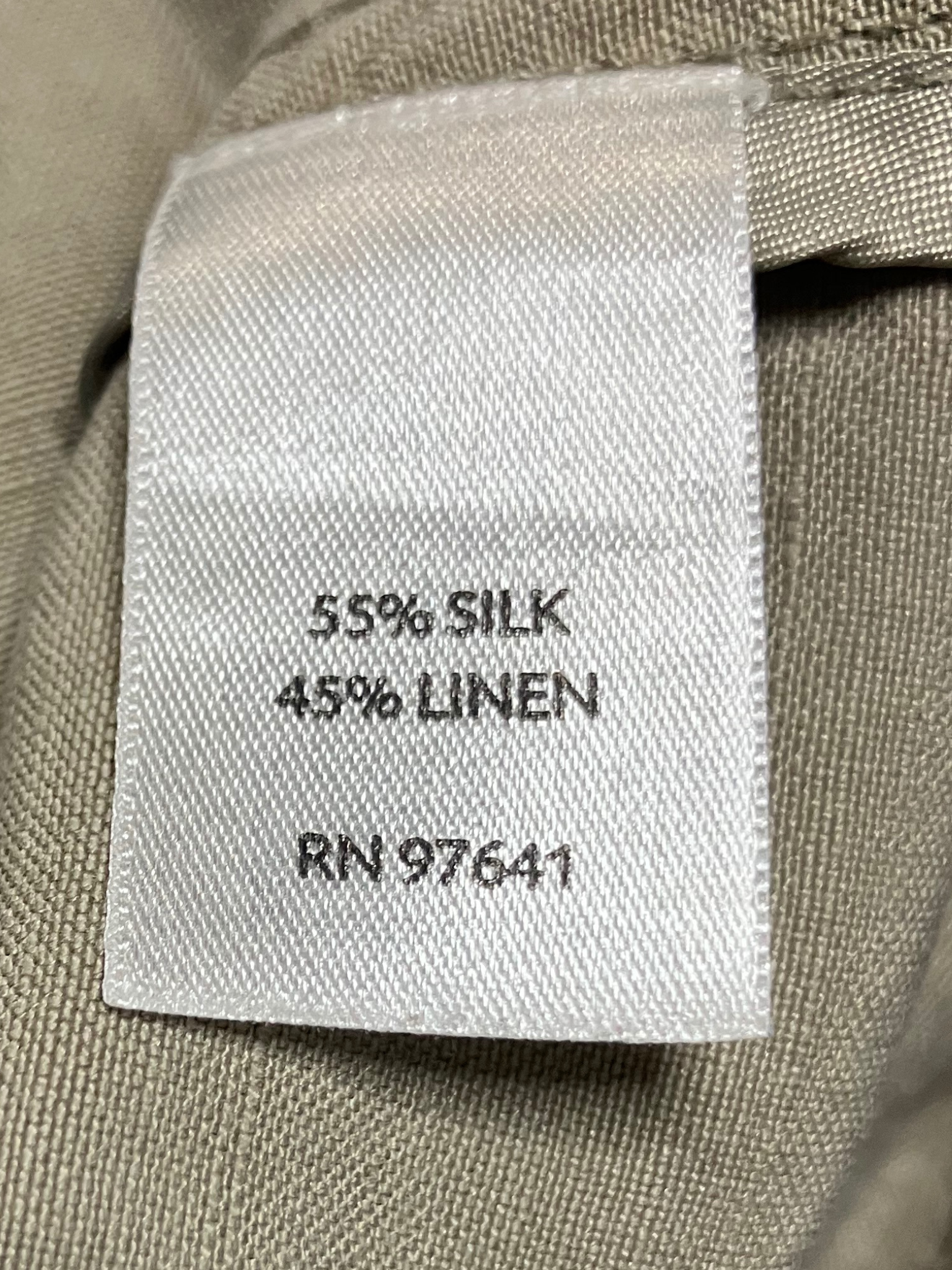 J.Jill Beige Linen-Silk Lightweight Blazer XL Petite Natural Fiber