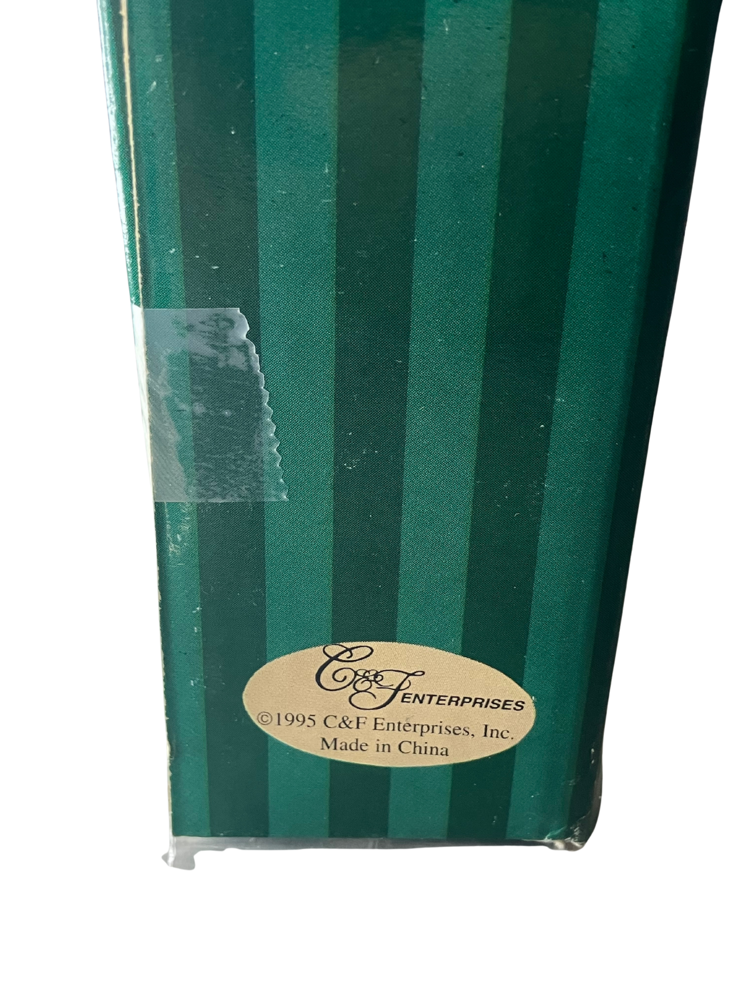 Vintage Miniature Christmas Tea Set C&F Enterprises 48438 Holiday Decor 1995