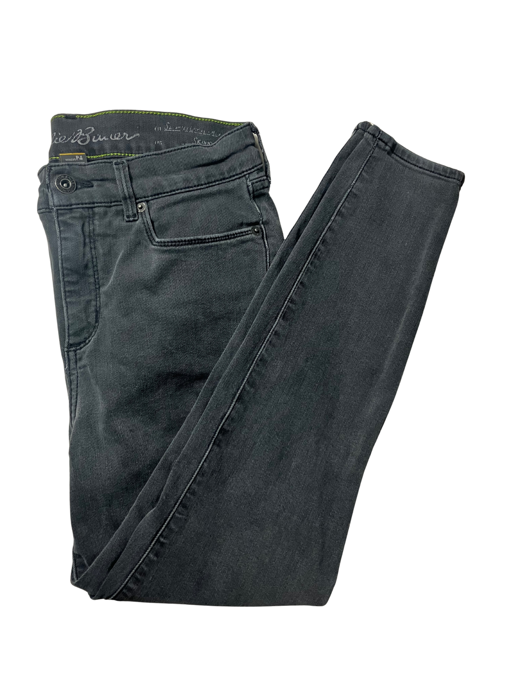 Eddie Bauer Gray Skinny Jeans - High-Rise Stretch Denim Size 4p