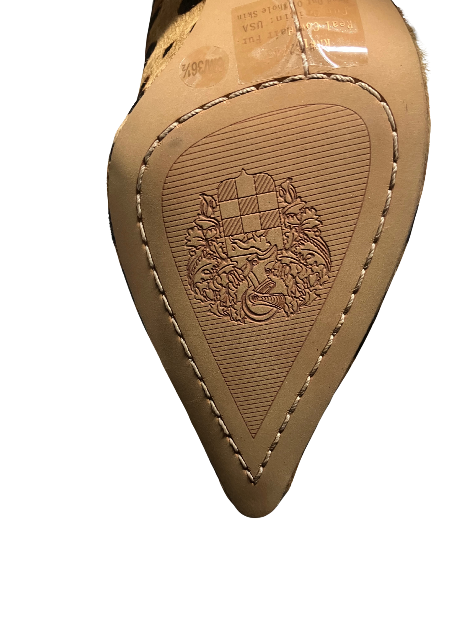 Vince Camuto Leopard Print Block Heel Pumps Size 6M