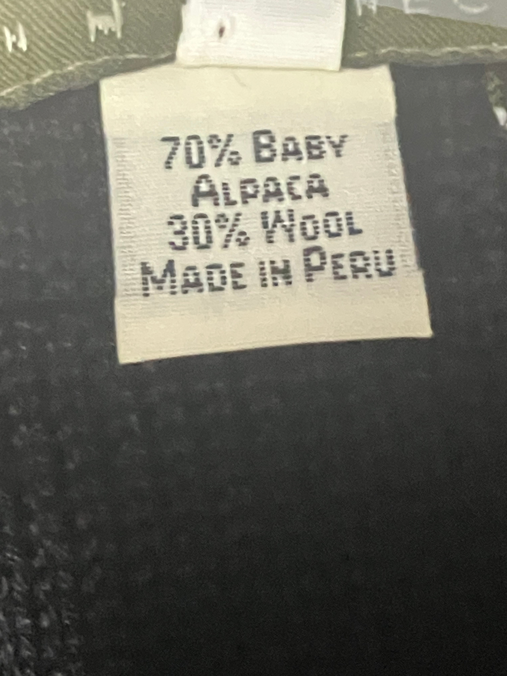 Peruvian Connection — Intarsia Knit Skirt | Baby alpaca & wool, geometric pattern · Sz L
